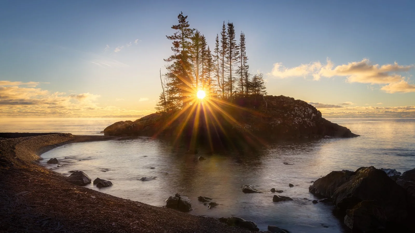  Sunrise On Lake Superior 
   Photography By Drema  