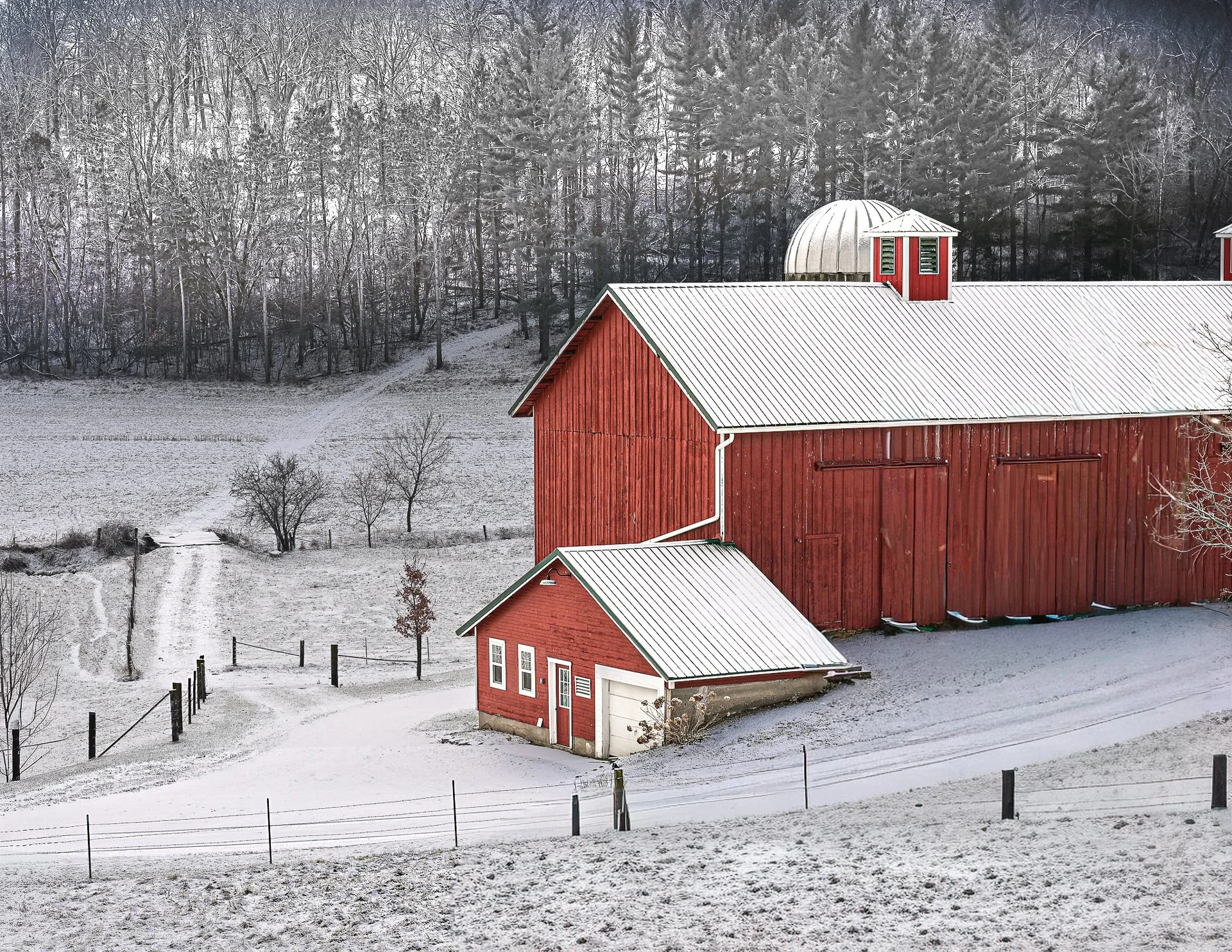 Barn in the Valley by Greg Mews