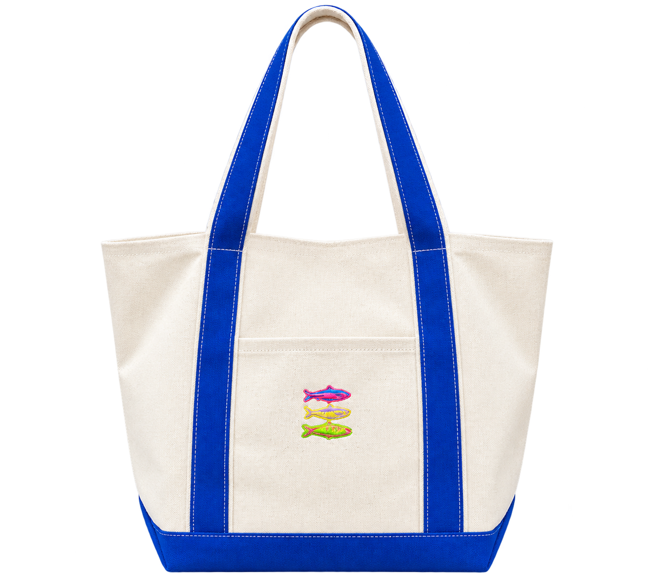 Catch of the Day Embroidered Tote Bag