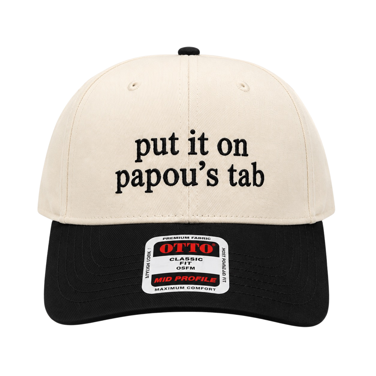 Put it on Papou's Tab Hat