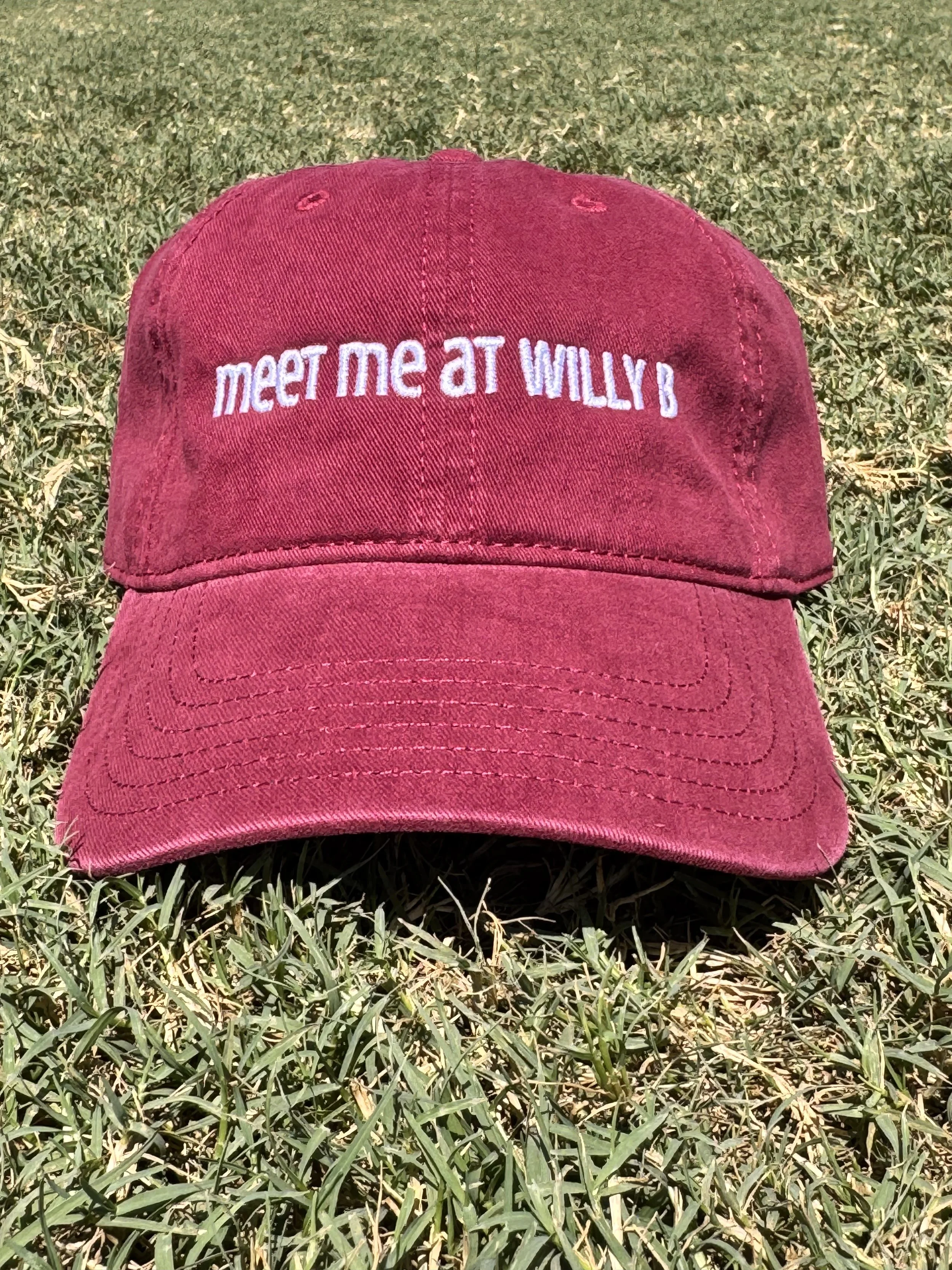 Meet Me at Willy B Embroidered Hat