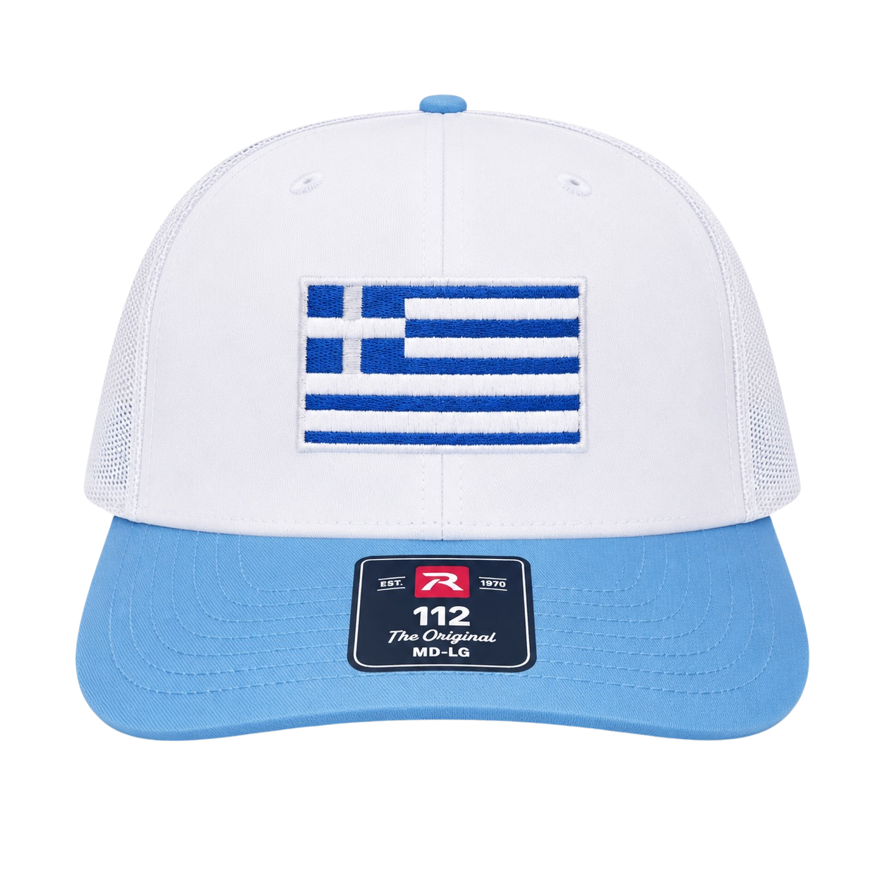 Embroidered Greek Flag Hat