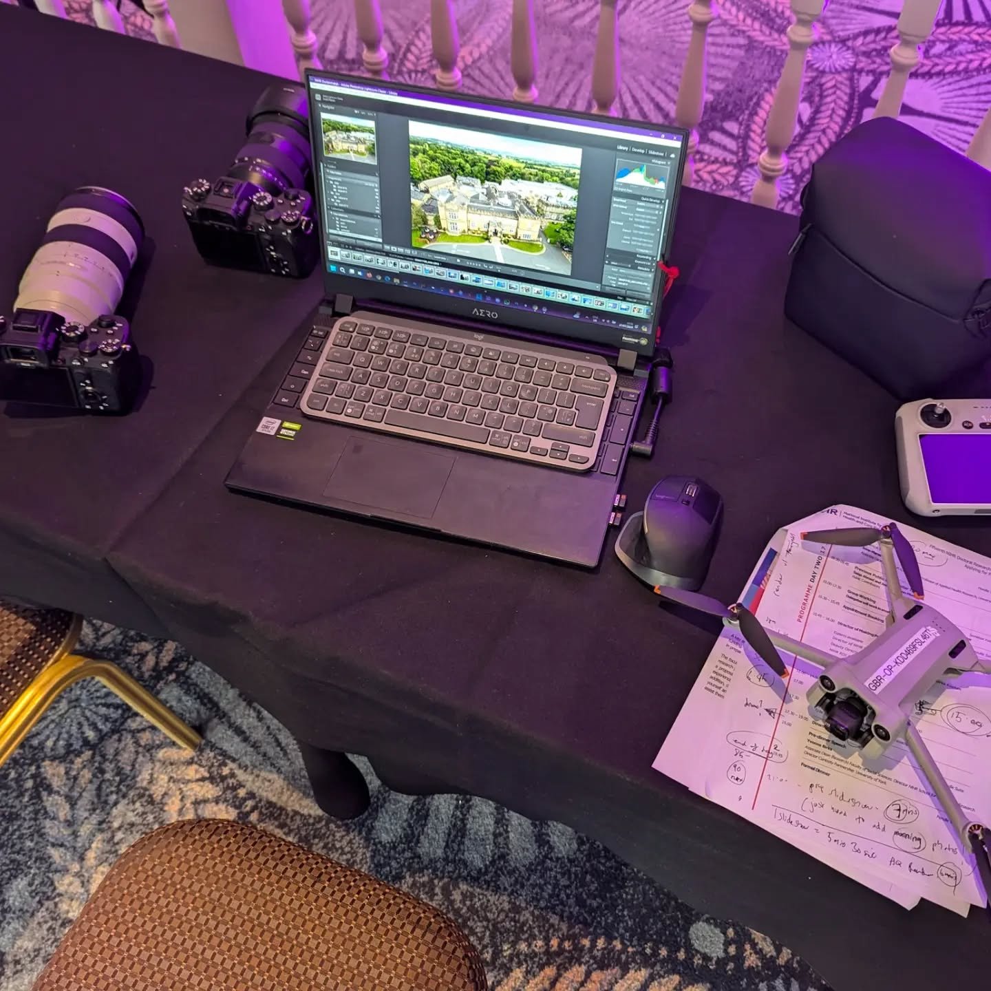 Today's office! 
 
#eventphotography