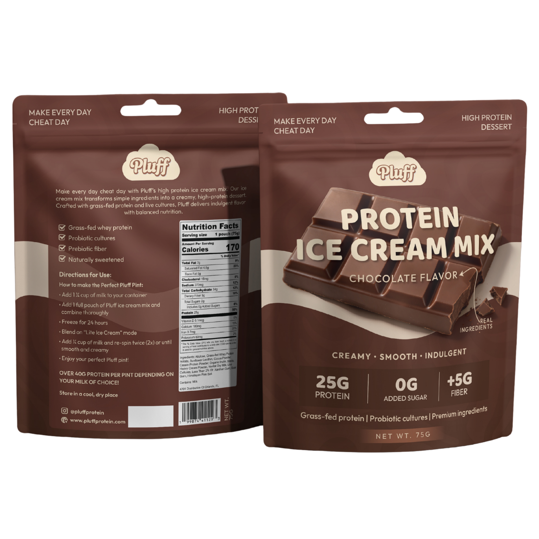 Chocolate Protein Ice Cream Mix (4-Pack)