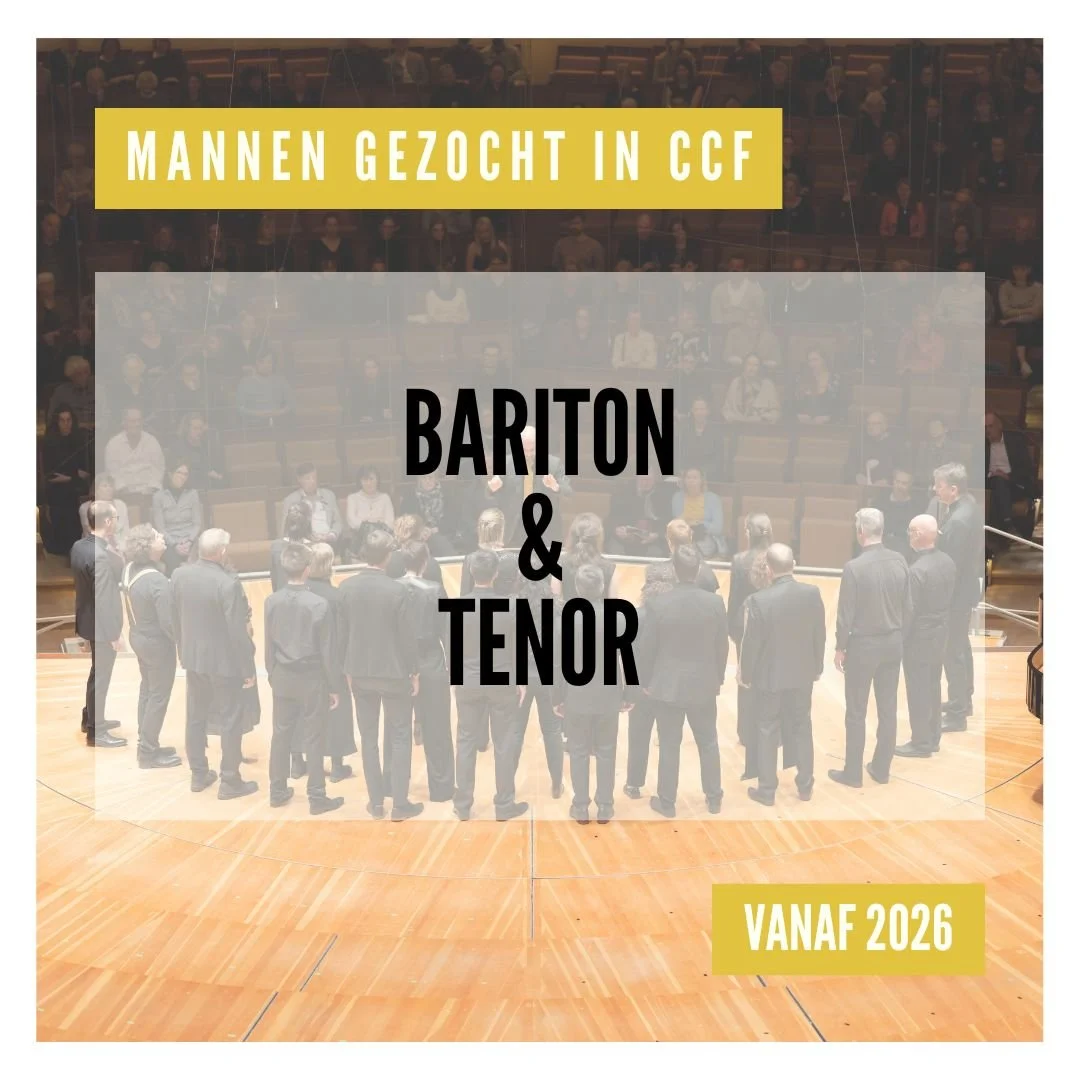 2 extra mannenstemmen gezocht