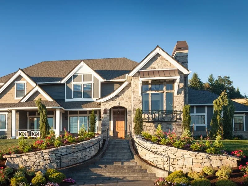 Large upscale home in Redding, CA representing the type of property protected by umbrella insurance policies for homeowners.