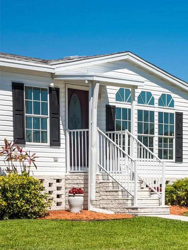 Manufactured home in California with homeowners insurance