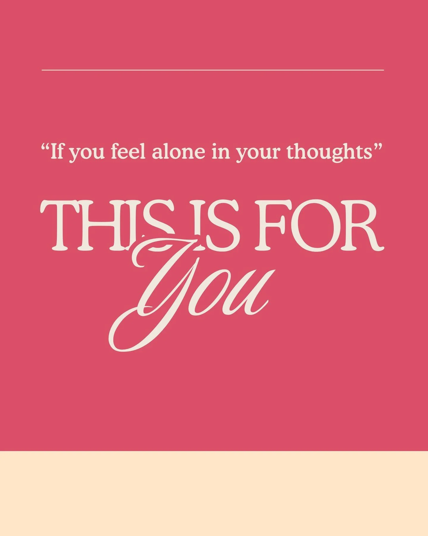 If you feel alone in your thoughts, this is for you. Many people believe their insecurities make them different. In truth, they are what make us human. 

Expressing your thoughts can feel vulnerable at first. But that courage often opens the door to 