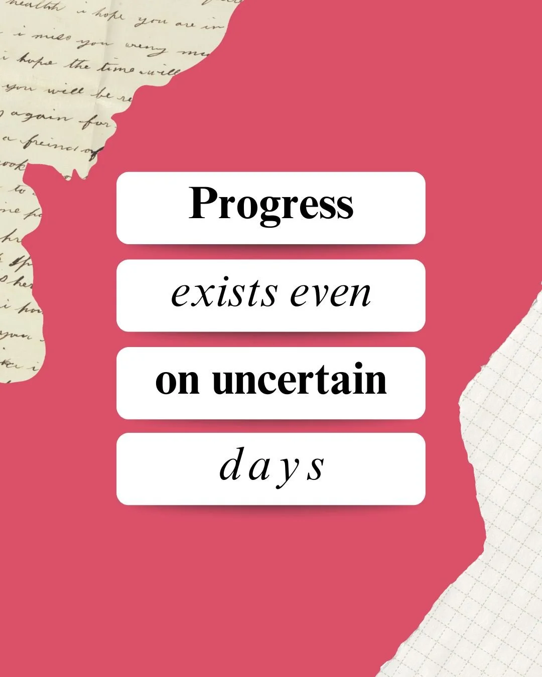 You can feel lost and still move forward. Growth does not always come with clarity. 

Sometimes it comes with small steps taken while you are unsure. Progress can exist even when confidence feels far away. 

#becomingmeagain #selfdiscovery #personalg