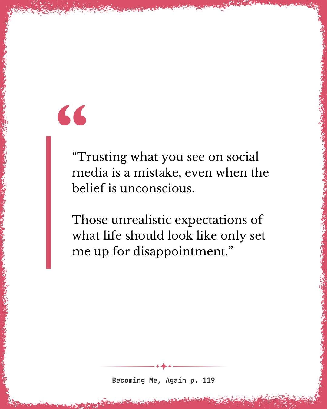 A lot of us know social media isn&rsquo;t fully real
but part of our brain still treats it like evidence.

Not intentionally. Just quietly.
We see enough curated moments
and start building expectations out of them.

Not about other people&rsquo;s liv