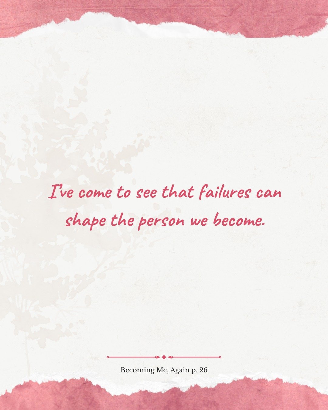Failure used to feel like a catastrophe.

Sometimes I kept going.
Sometimes I chose a different path.
Sometimes I walked away and learned why.

Each one said something different about how I saw myself.
The moment mattered less than the meaning I gave