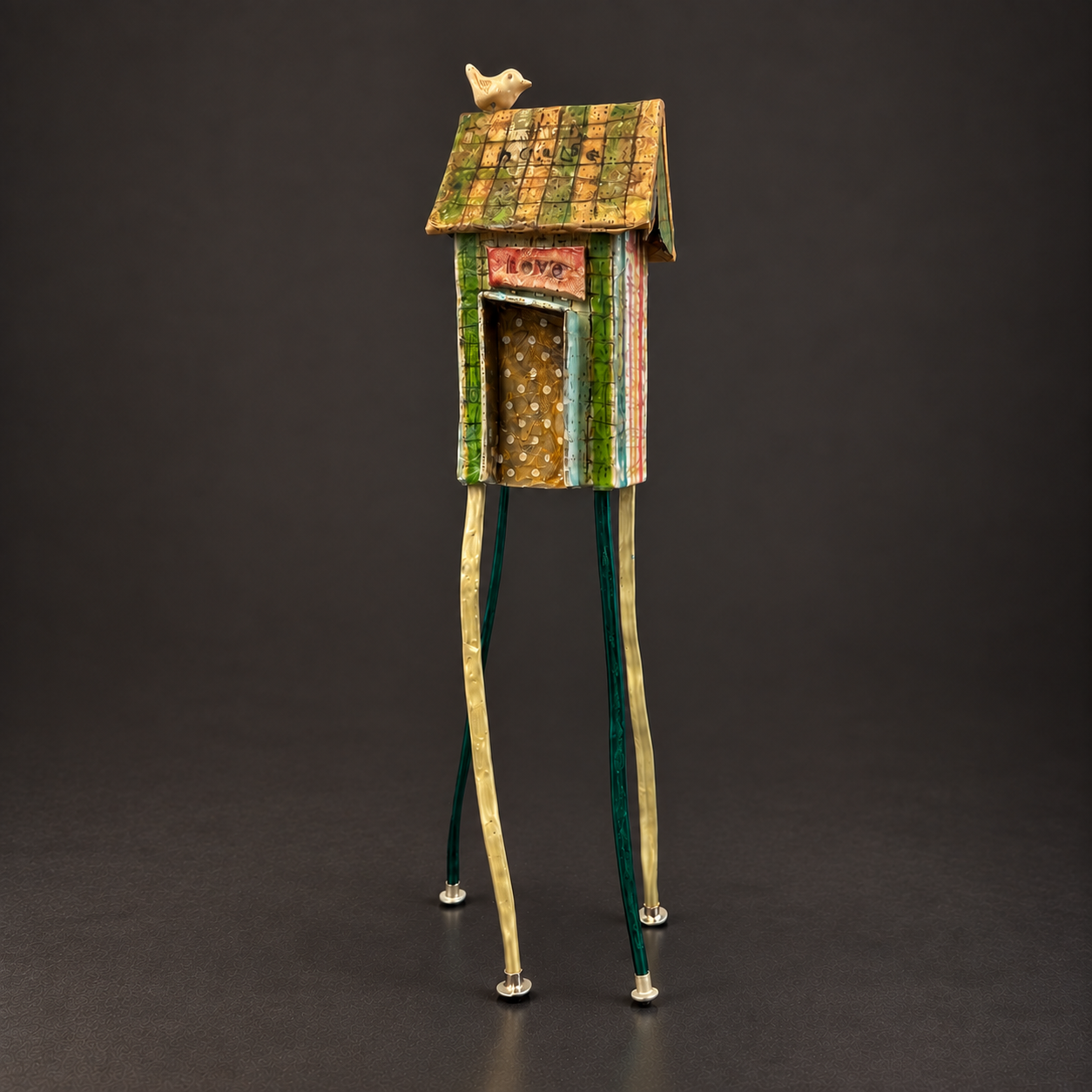 'I Remember Mrs. Davis's Rugelach', board, tissue paper, paperclay, beeswax, walnut ink, 2026