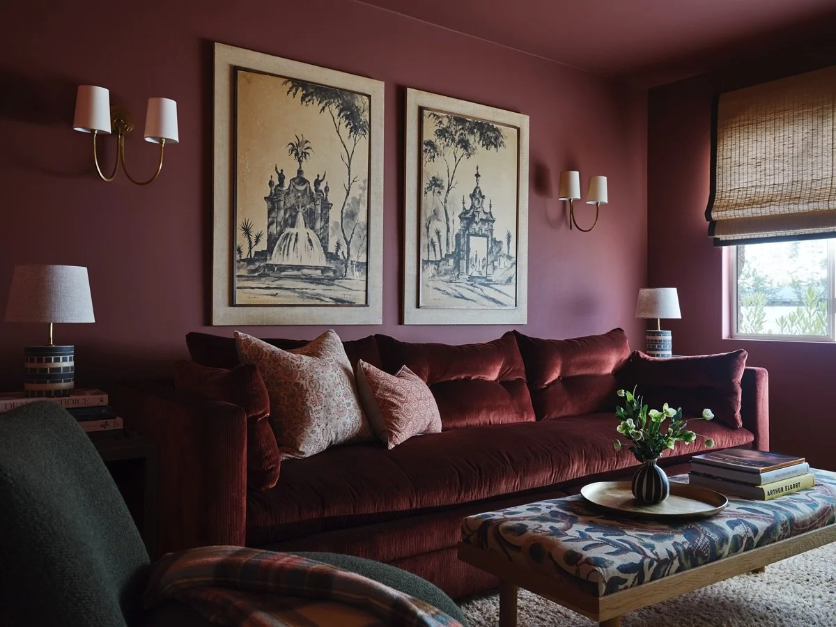 We thoughtfully restored this Dona Delores project with sumptuous textures, rich hues, and whimsical art. An unapologetic reflection of our incredible clients beautiful lives.