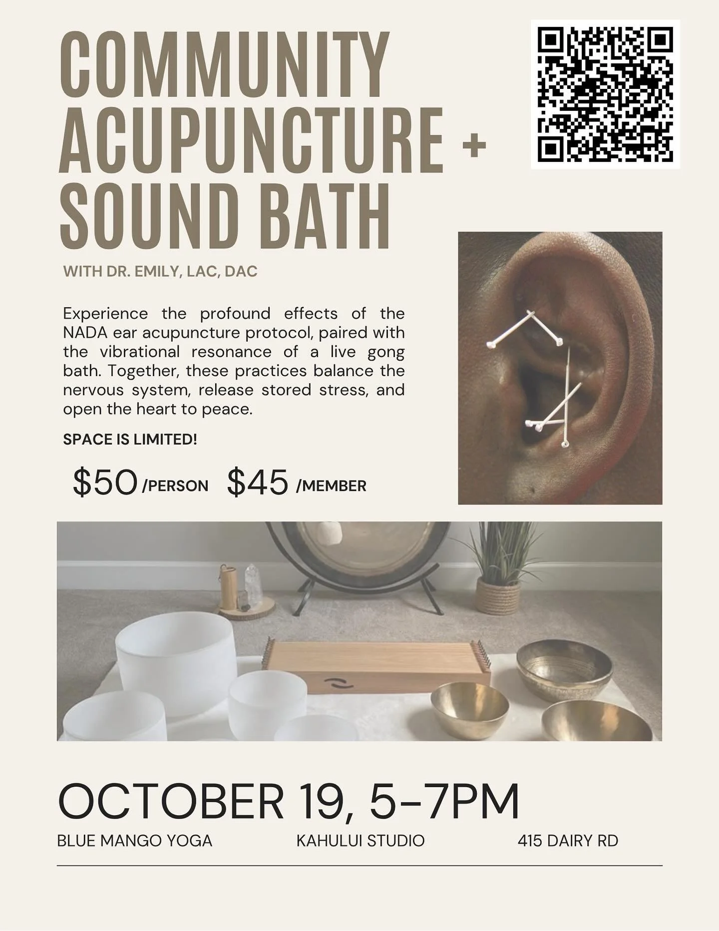 An evening of deep rest and recalibration 🌙 
Join me Sunday, Oct 19 | 5–7 PM 
DM me with any questions! Sign up on the Blue Mango website 💙🥭