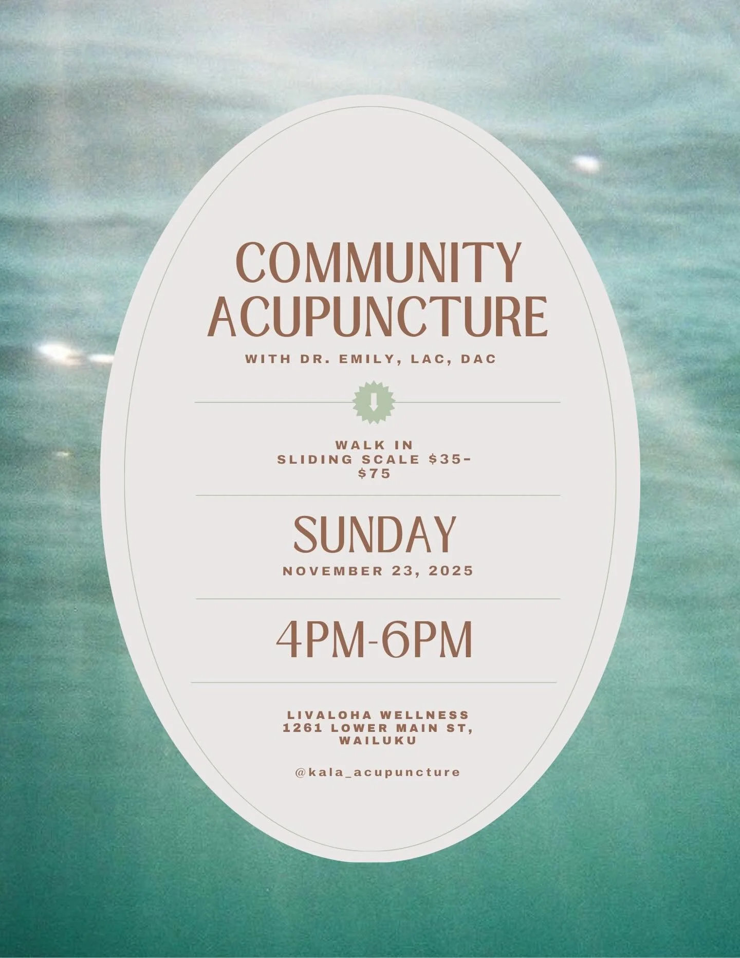 Sunday Service THIS WEEK 🌞 Just some slight adjustments to times, but THIS SUNDAY I&rsquo;ll be hosting another community walk-in clinic! Come in anytime between 4 and 6 pm. I&rsquo;ll be serving some yummy tea, too! And bring your friends &mdash;  
