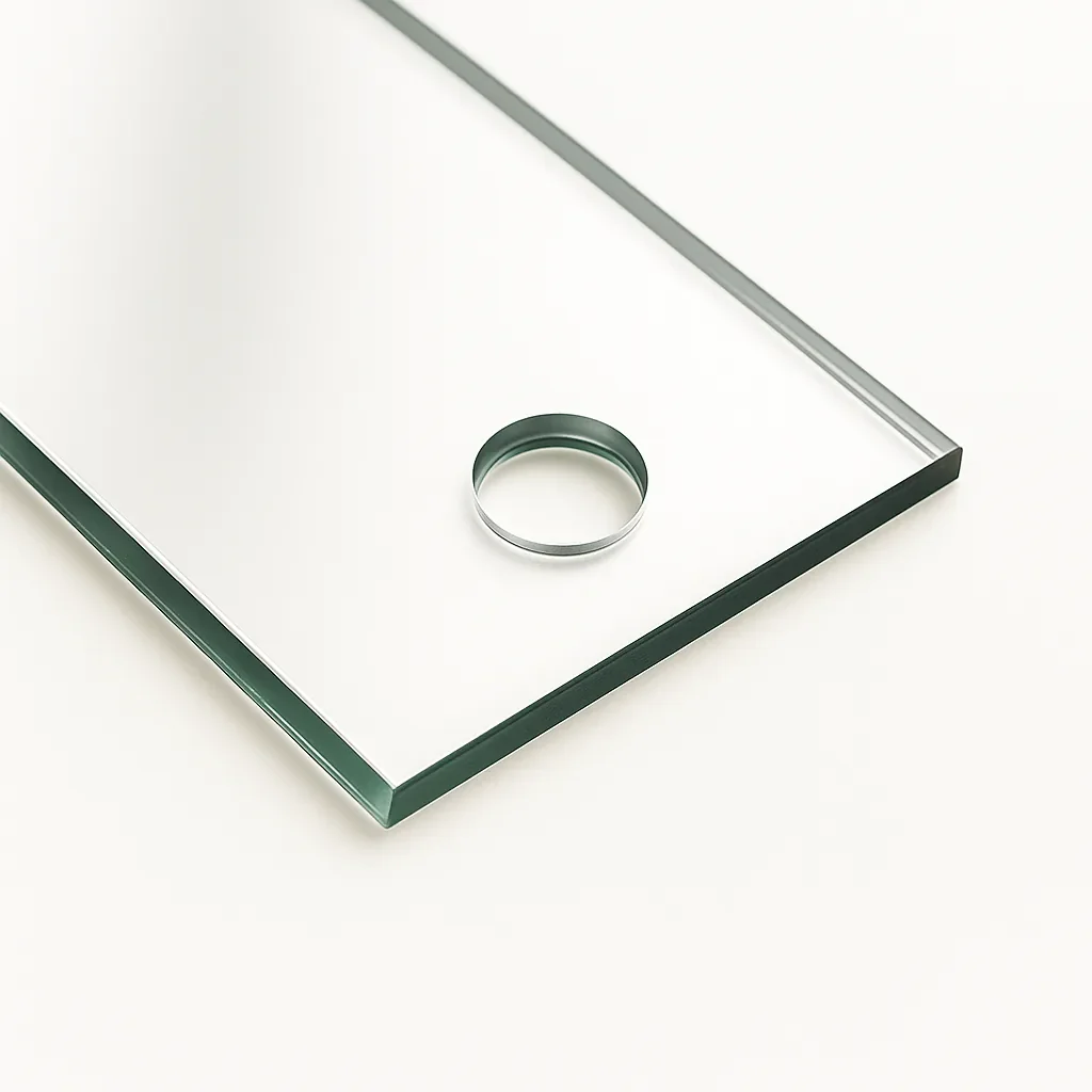 Perforado de vidrio para herrajes y aplicaciones arquitectónicas