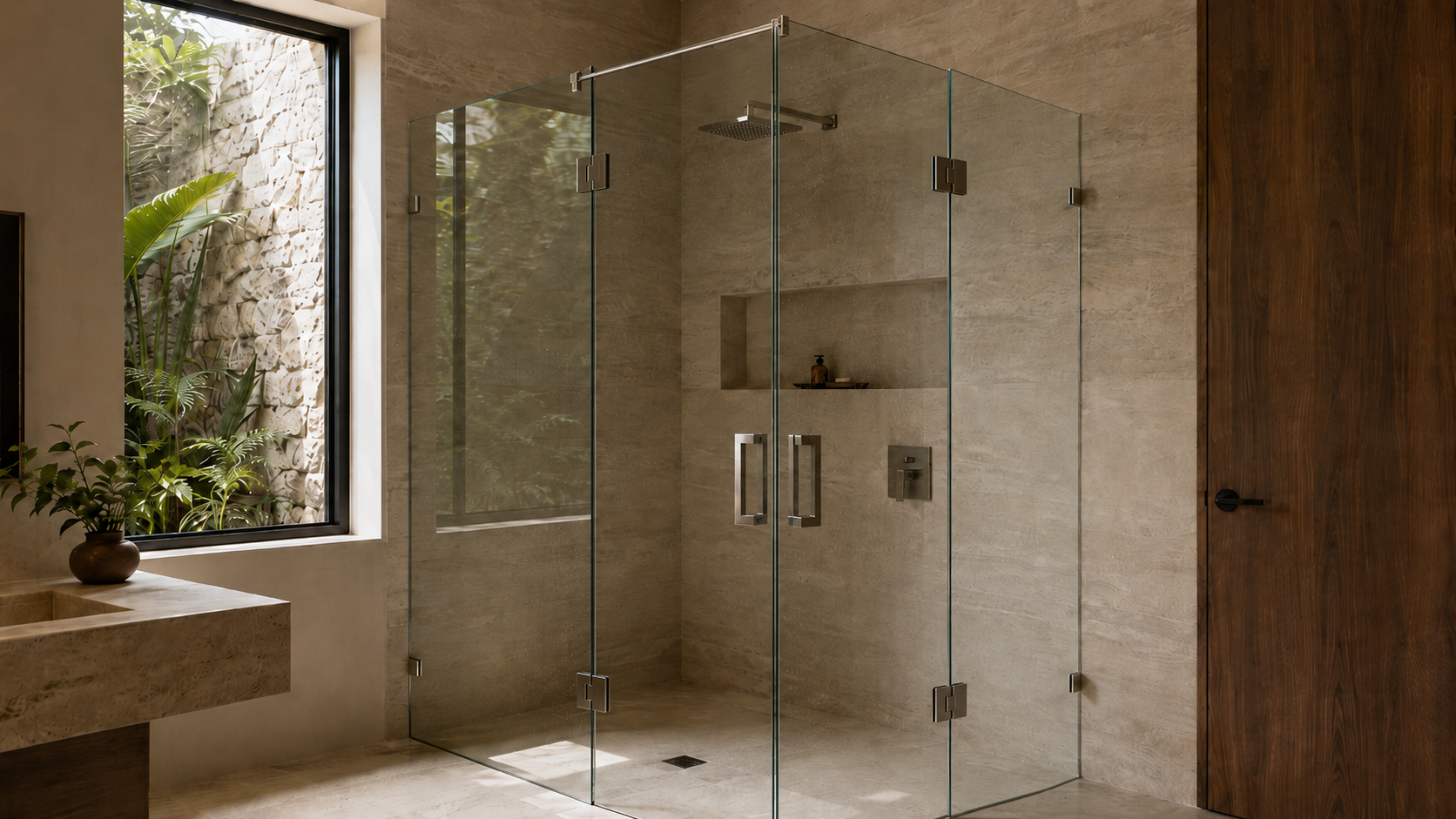 Vidrio templado para regadera: espesor, herrajes y seguridad del cancel de baño