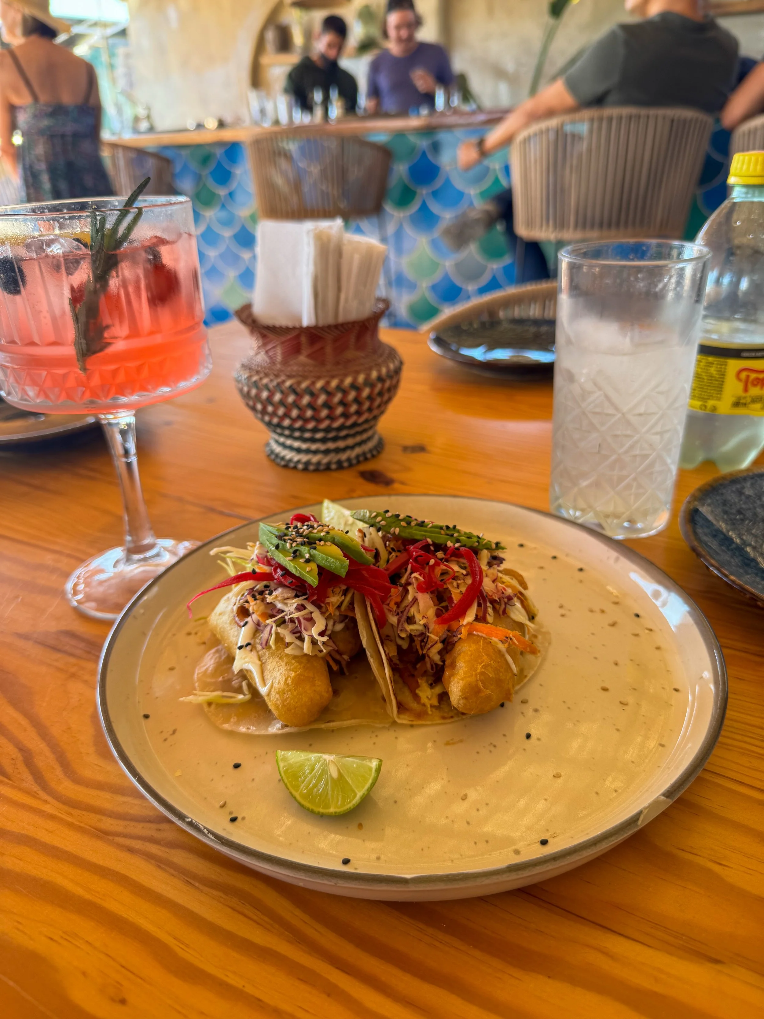 Baja  Fish Taco at La Tuna