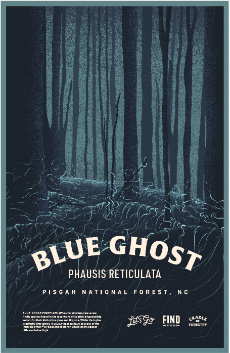 FIND Outdoors - Collaborated with graphic designer and printer to create an event poster featuring a UV Gloss.