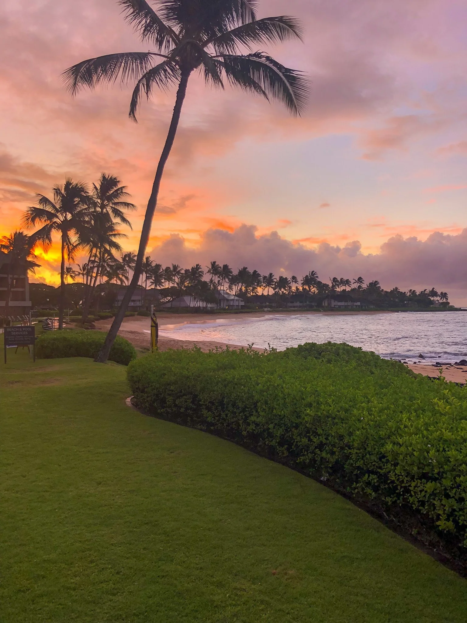 Sunrise in Poipu Hawaii