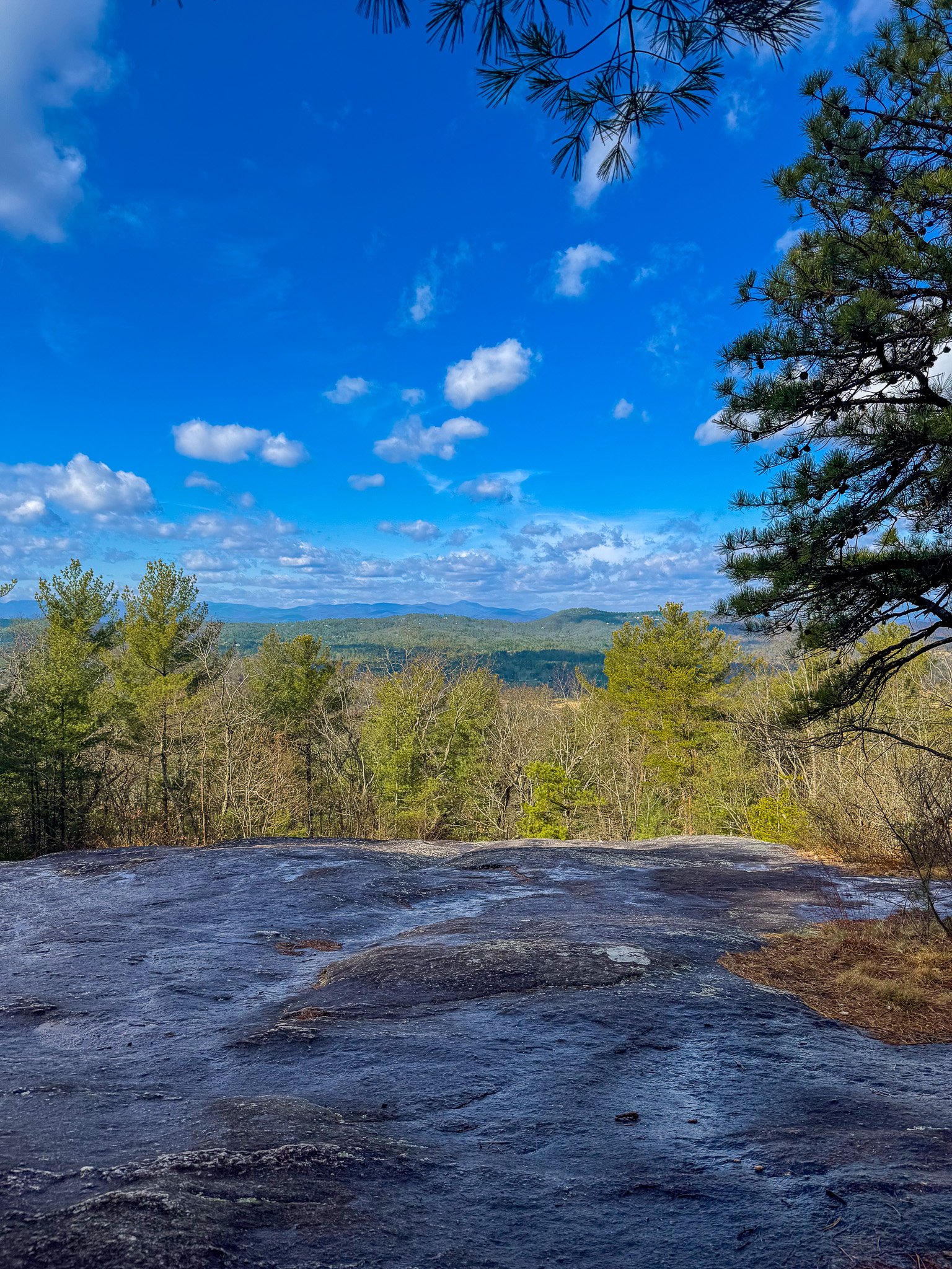 Glassy Mountain trail viewpoint, carl sandburg home