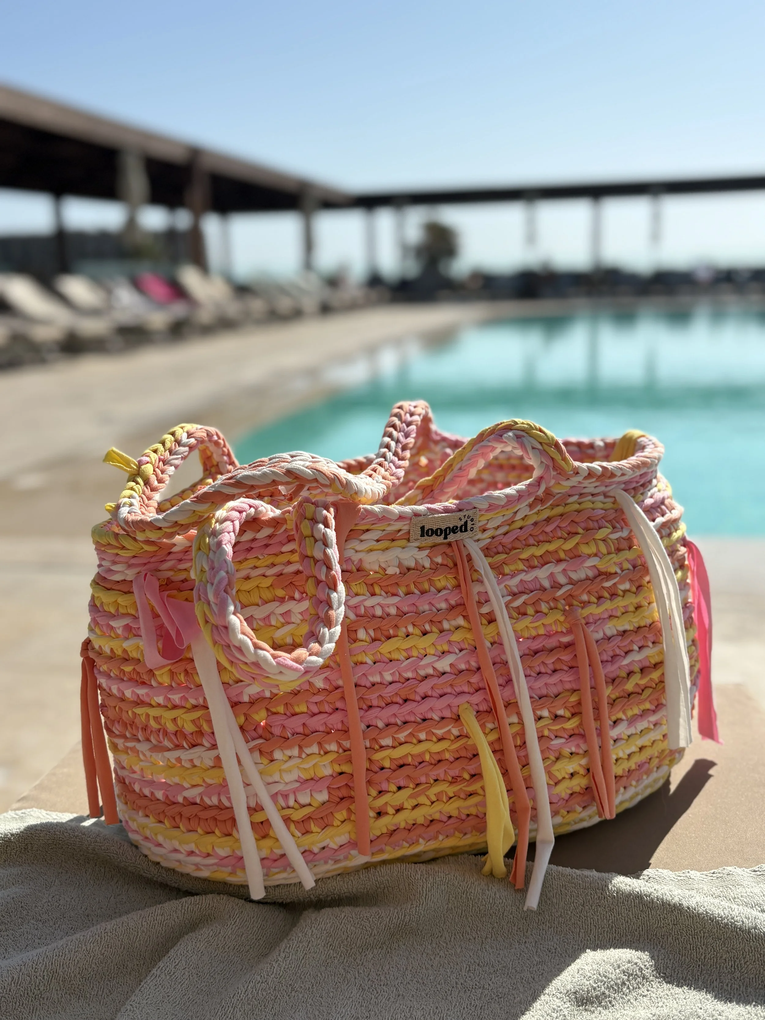 Tequila Sunrise Beach Bag