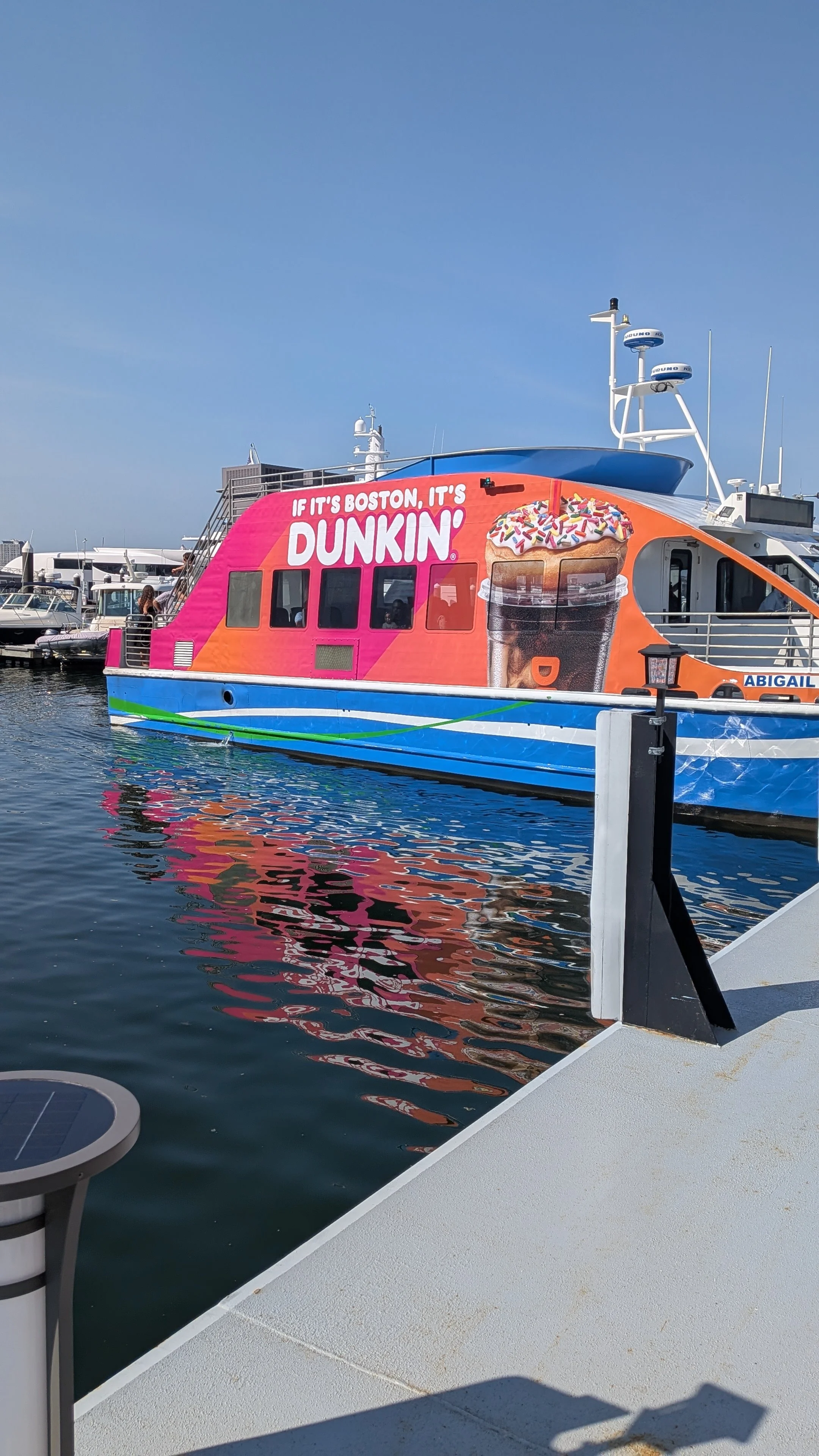 Boston Sails on Dunkin -Laura T.