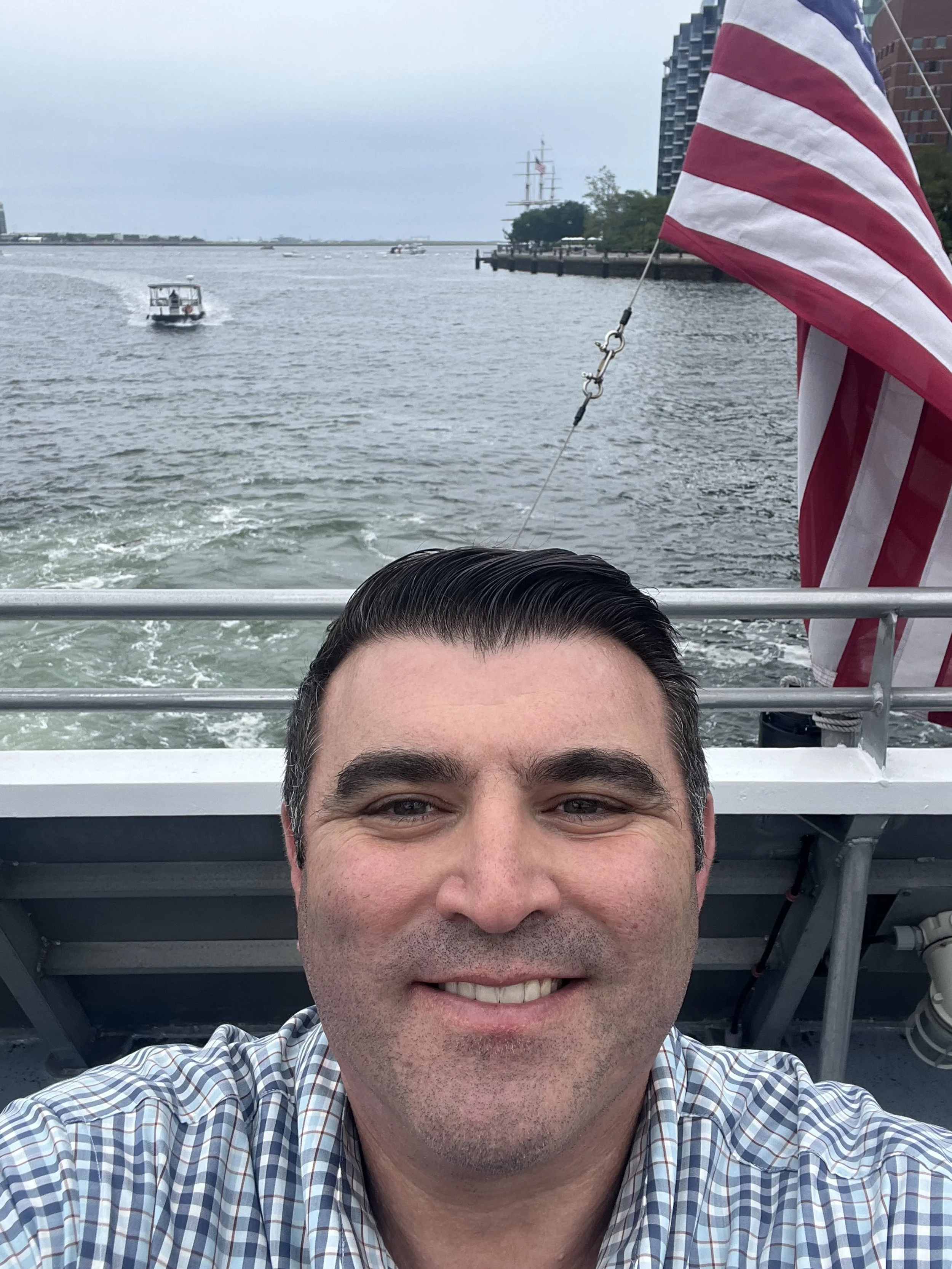 Land ho! Love the ferry! -Zack M.
