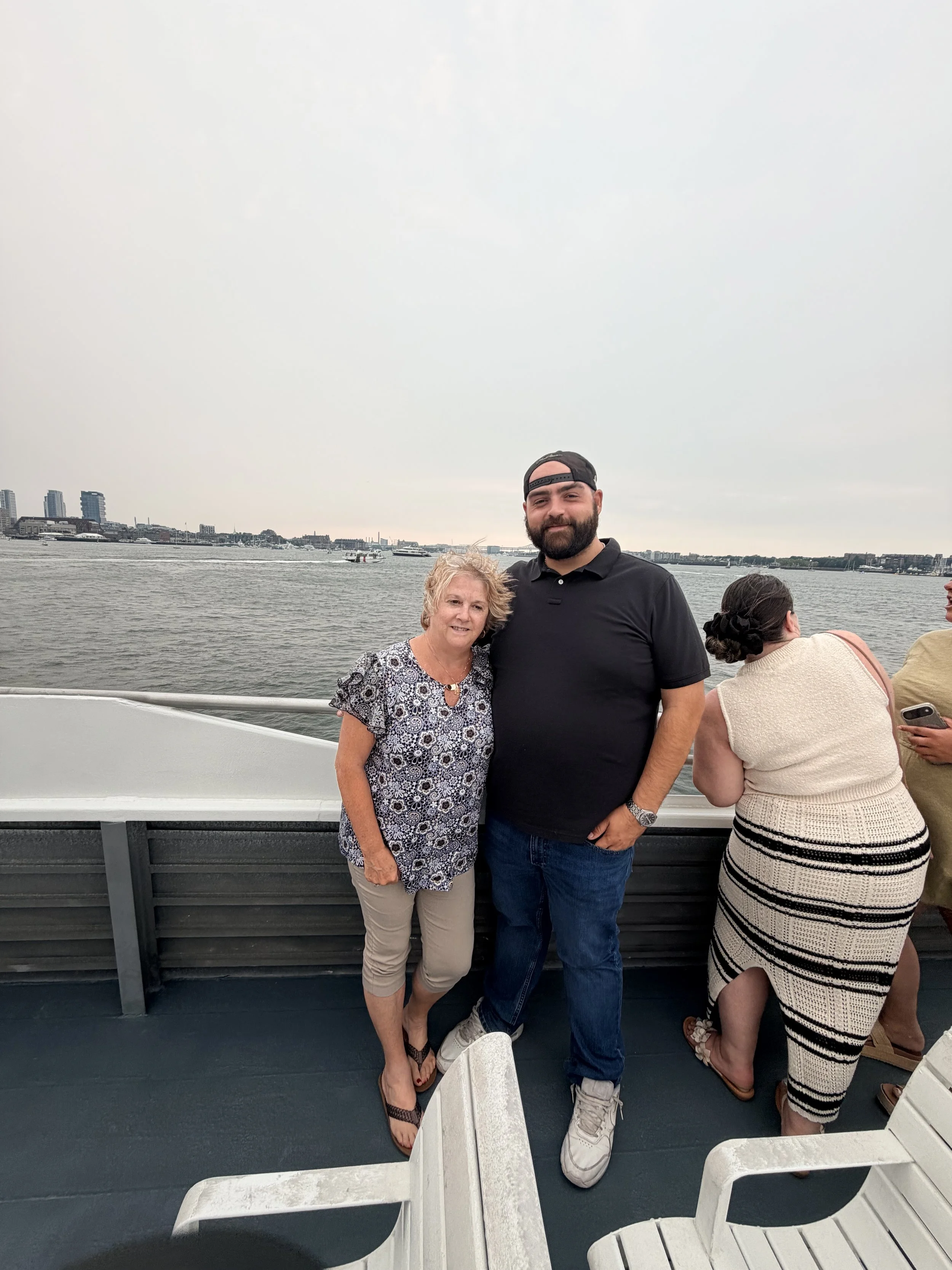 On a boat to go see ships ⛵️ -Katherine B.
