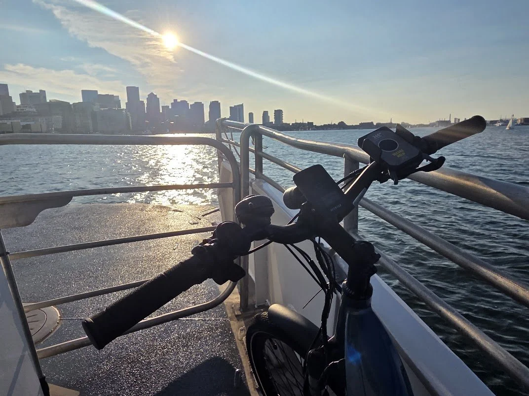 The best commute in Boston. -Kristen F.