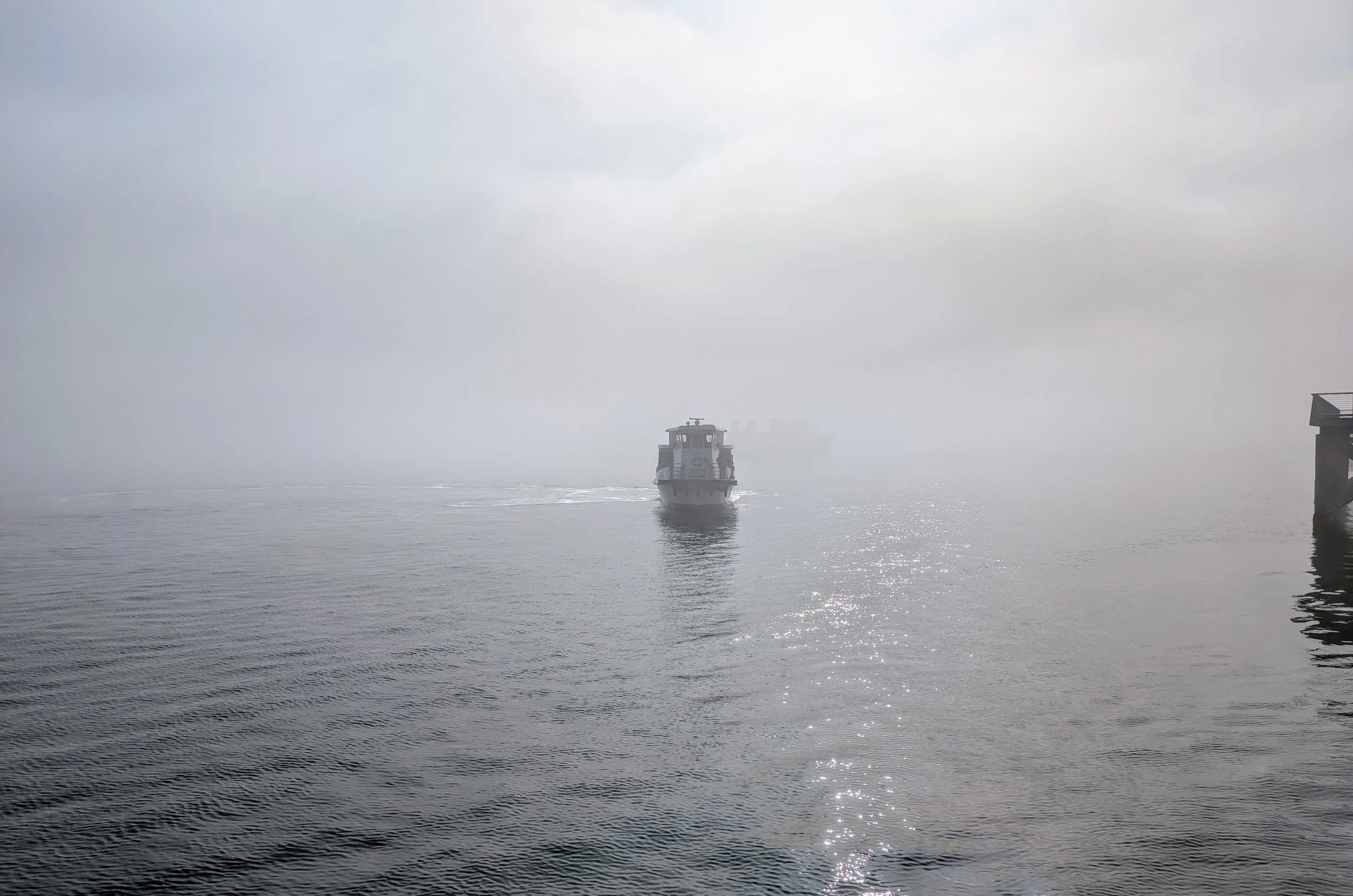 Foggy this morning! -Andrew U.