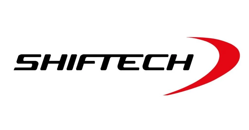 Logo de Shift Tech en blanc sur fond noir