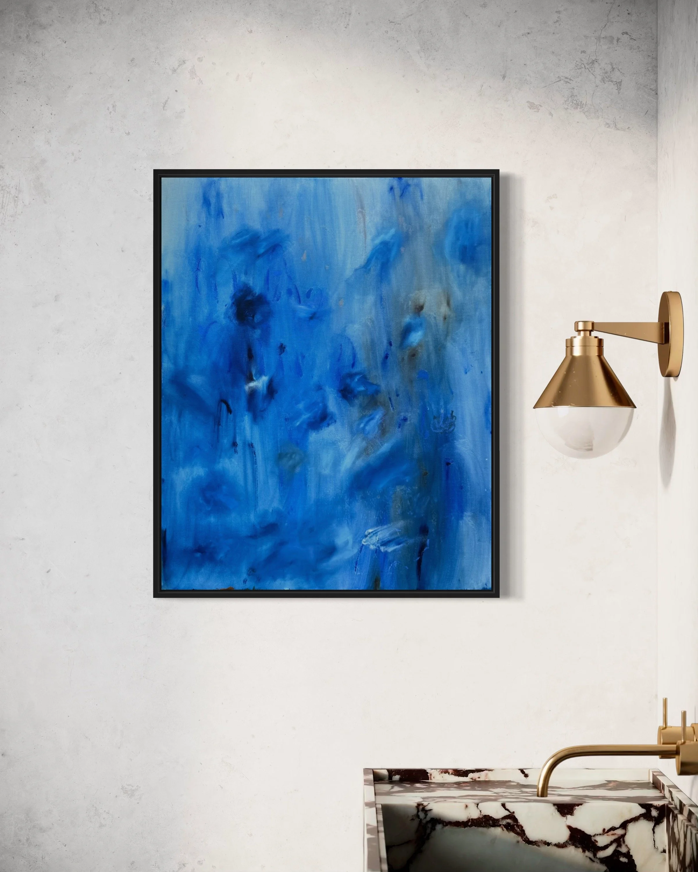 "Cobalt Dreams" 24x30, Oil on Canvas, AVAILABLE