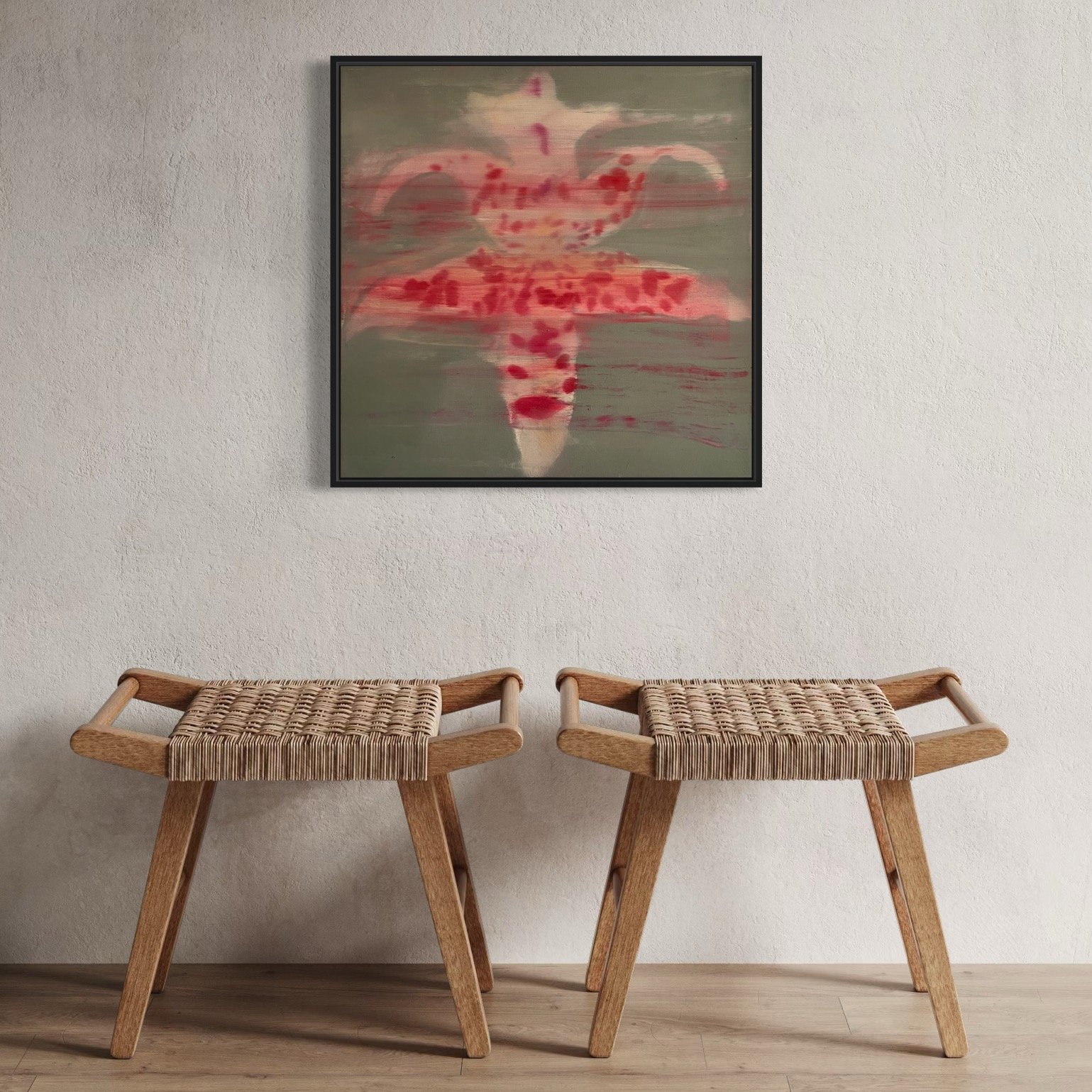 "Orchidaceae 2" 24x24, Oil on Canvas, AVAILABLE