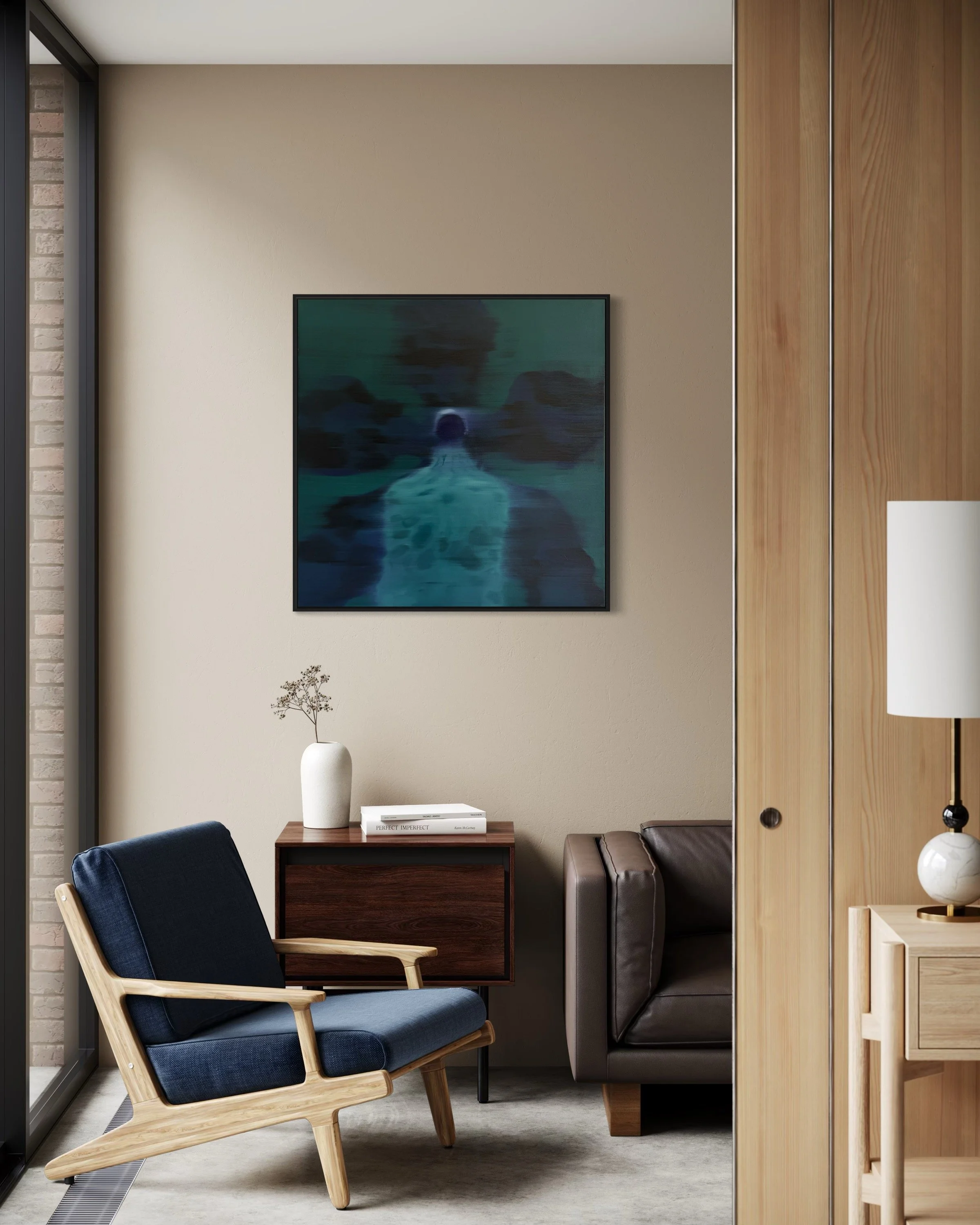 "Orchidaceae 21" 36x36, Oil on Canvas, SOLD