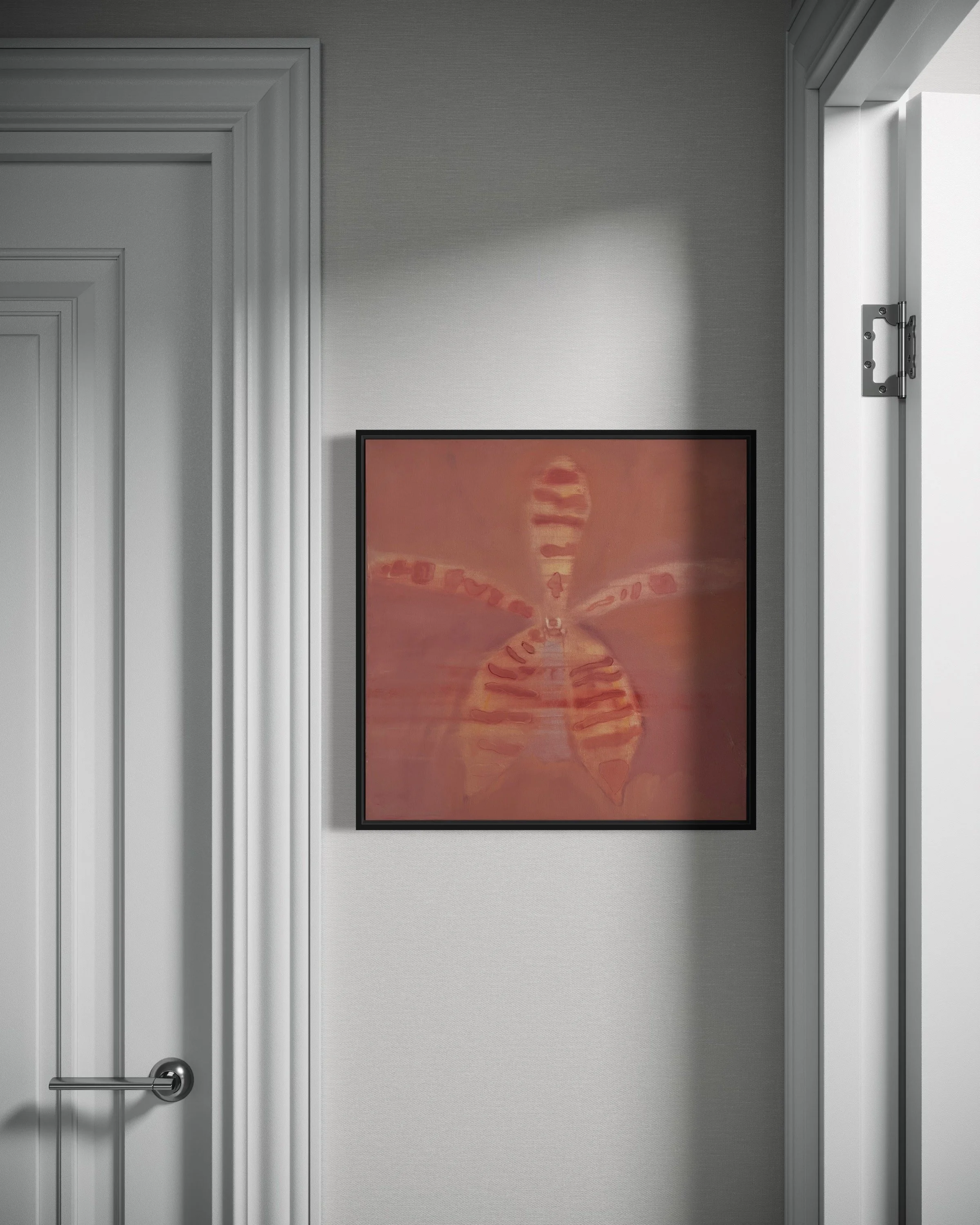 "Orchidaceae 5" 24x24, Oil on Canvas, AVAILABLE