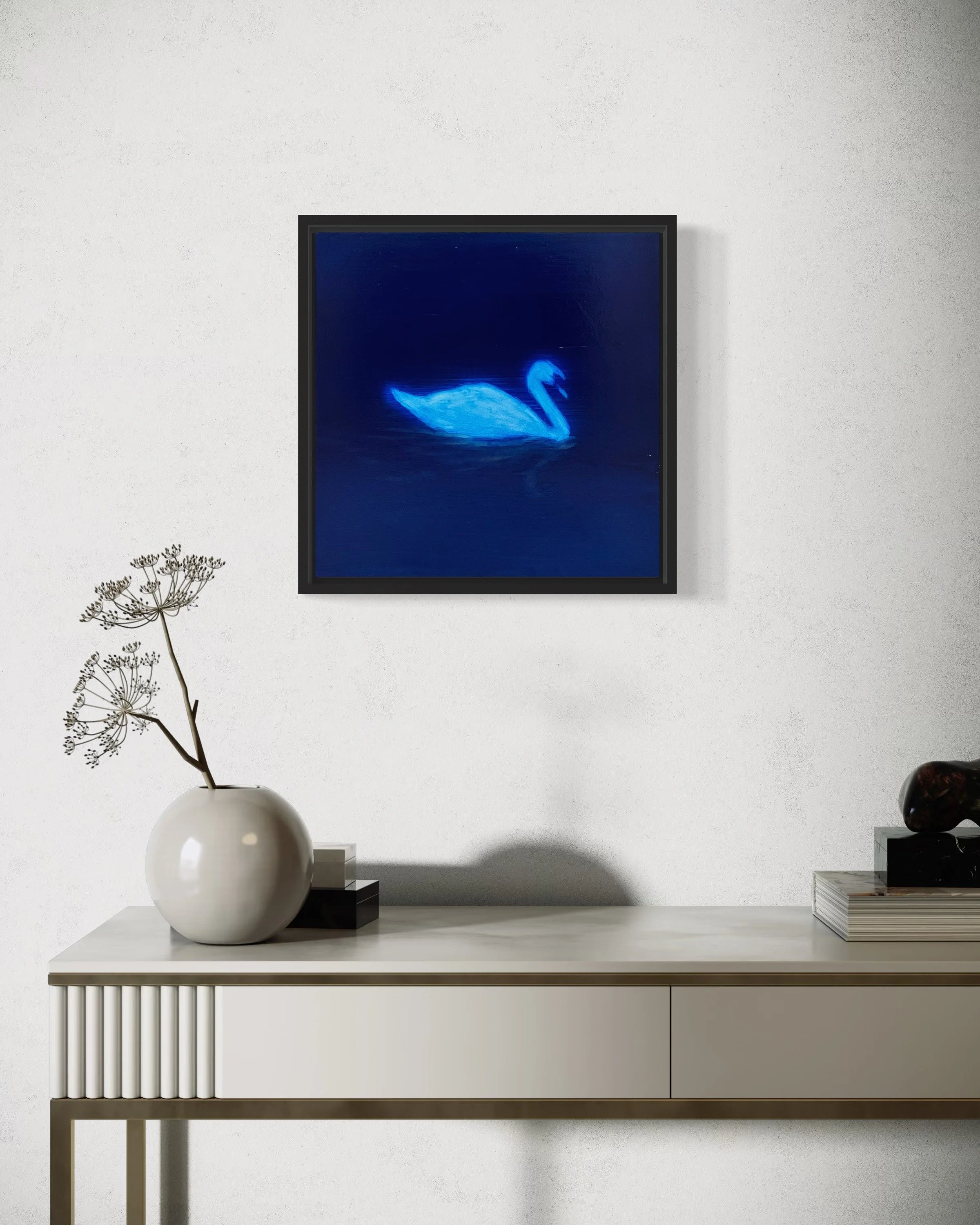 "Odette 4" 12 x 12 " Oil on Panel, AVAILABLE $300