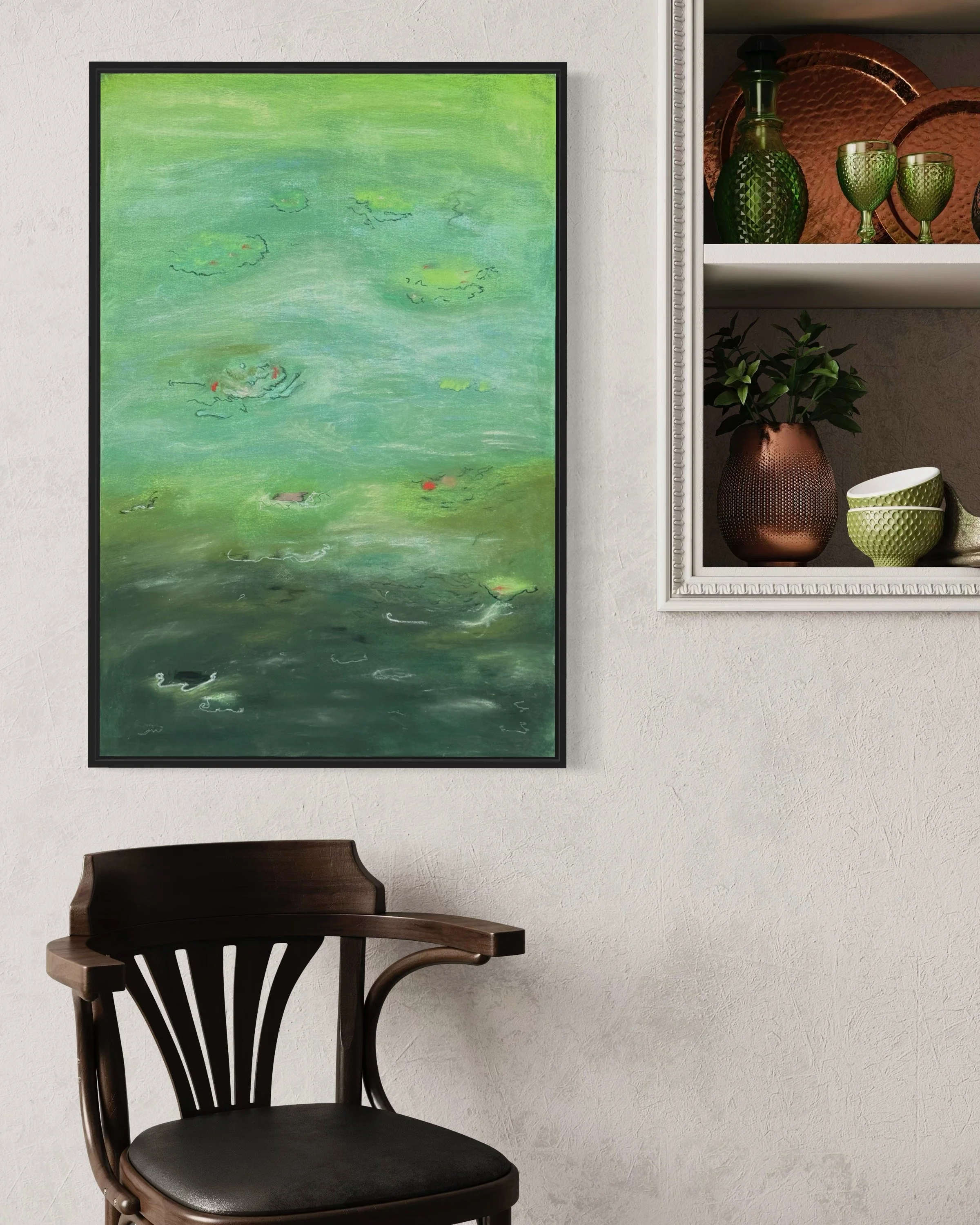 "Serenity" 36 x 24, Soft Pastel on Canvas AVAILABLE