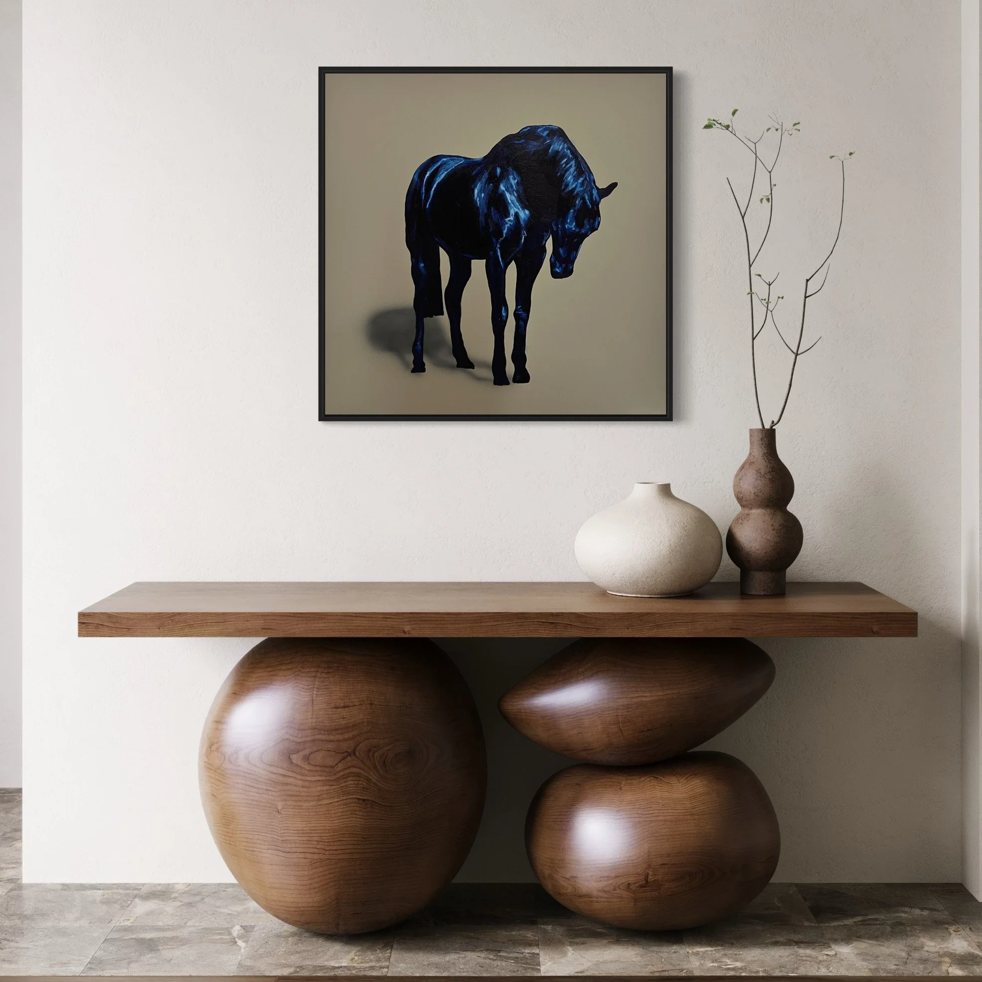 "Year of the Horse 6" 30x30, Oil on Canvas, AVAILABLE