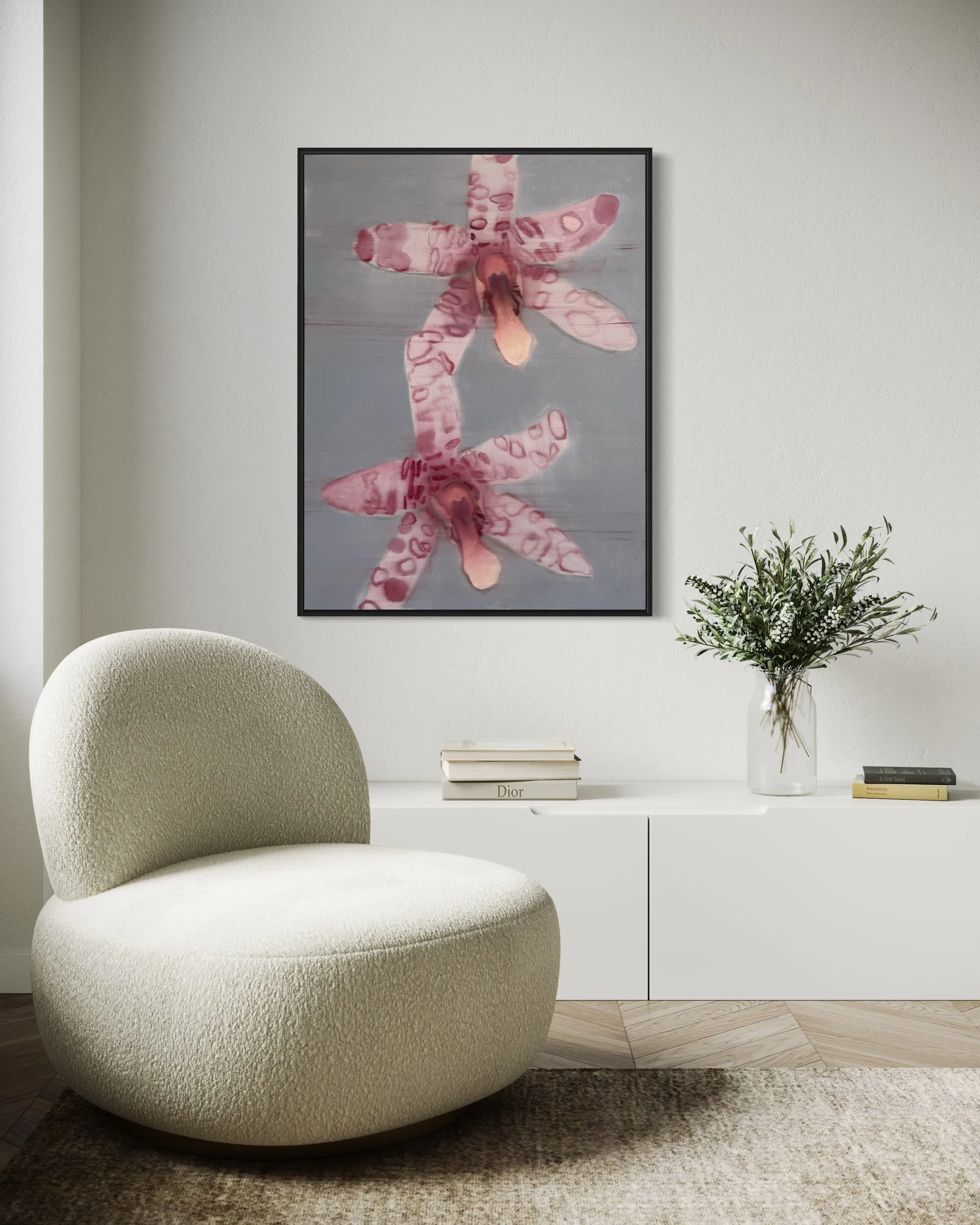 "Orchidaceae 13" 30x40, Oil on Canvas, AVAILABLE