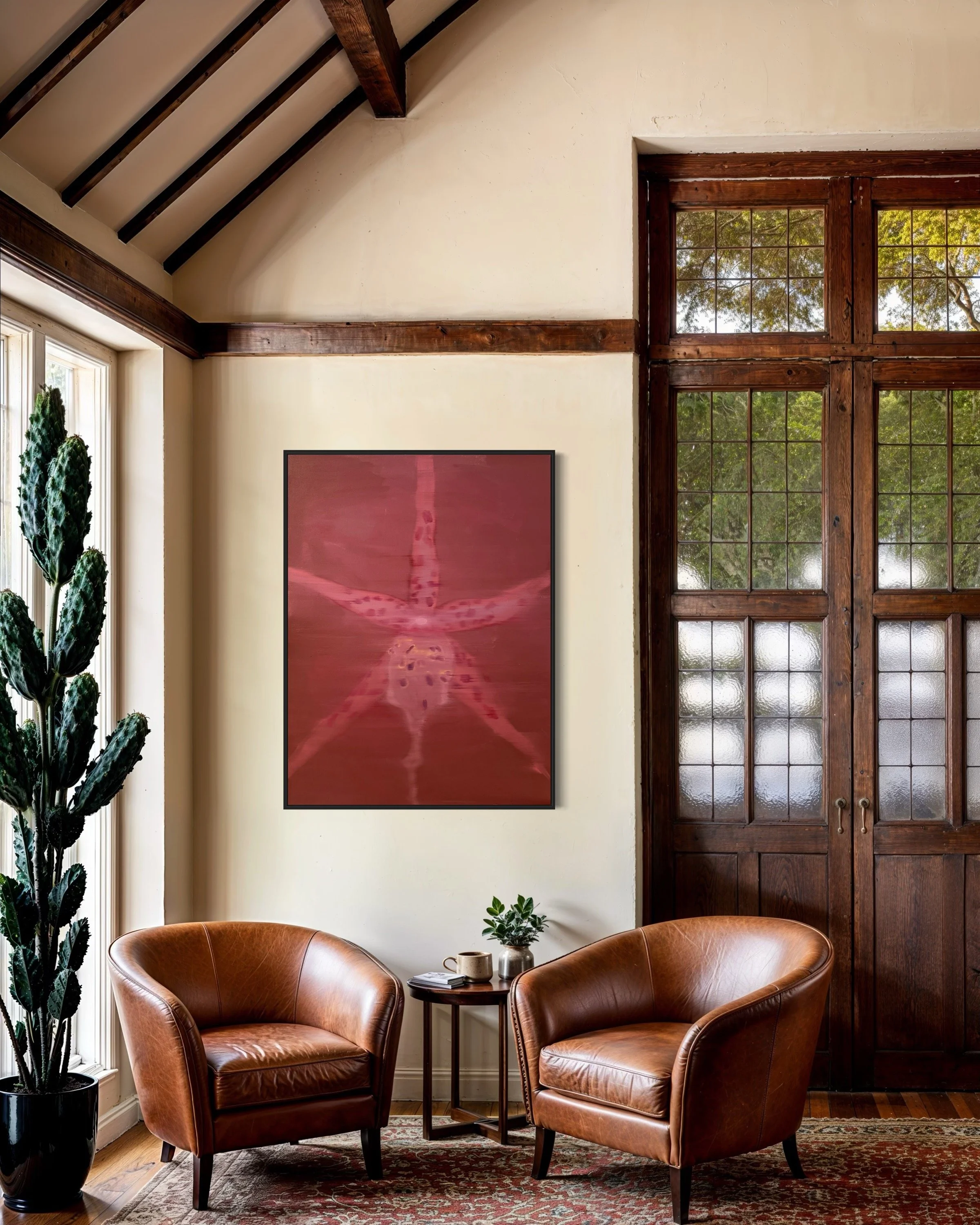 "Orchidaceae 24" 36x48, Oil on Canvas, AVAILABLE