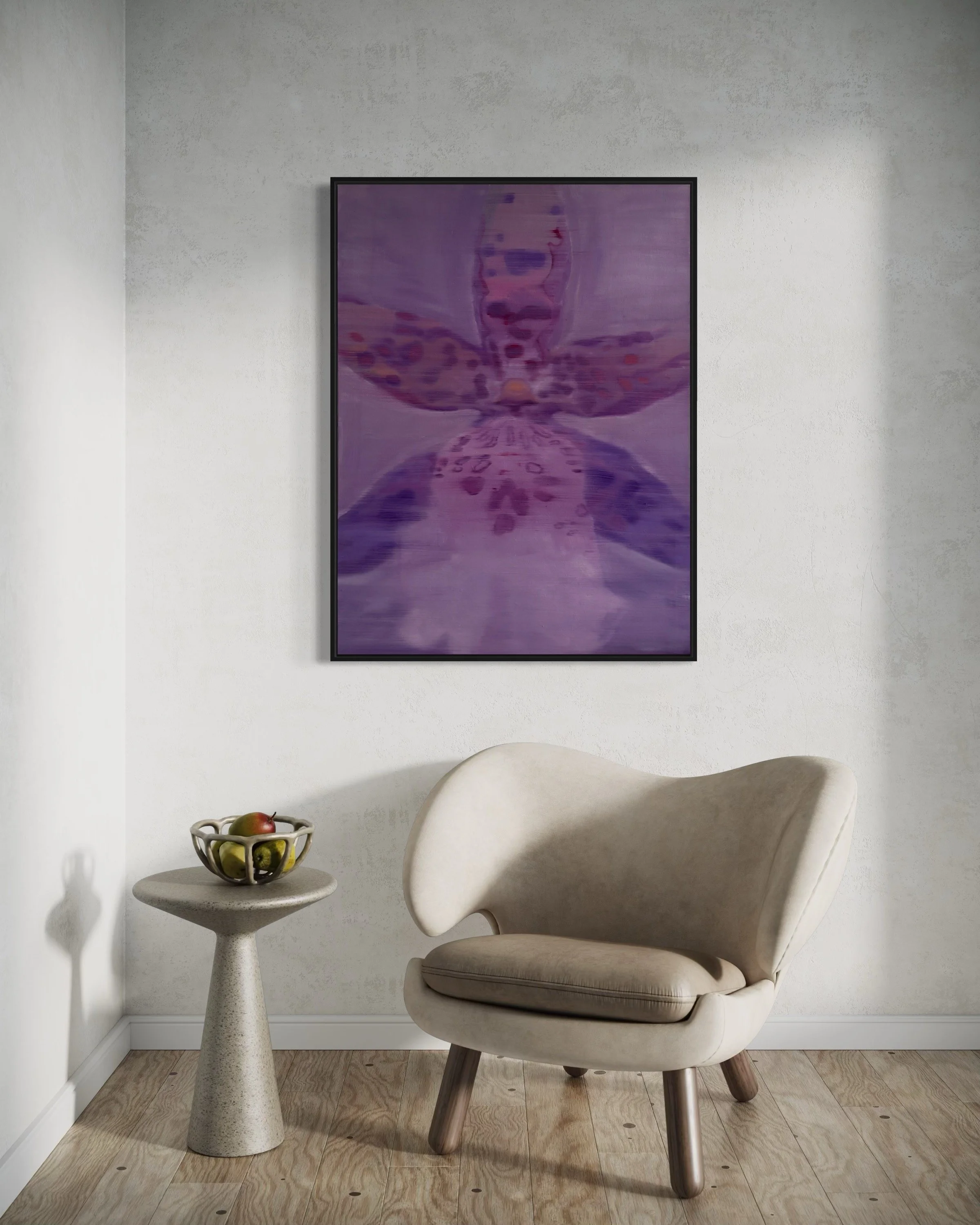 "Orchidaceae 19" 30x40, Oil on Canvas, SOLD