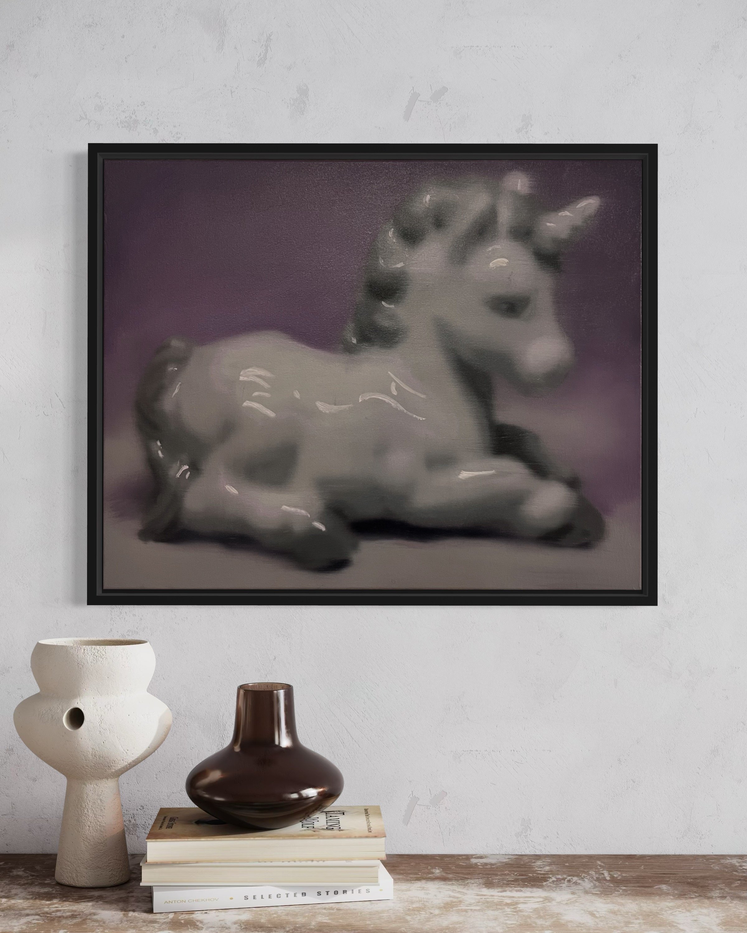 "Figurine 17" 16x20, Oil On Canvas SOLD