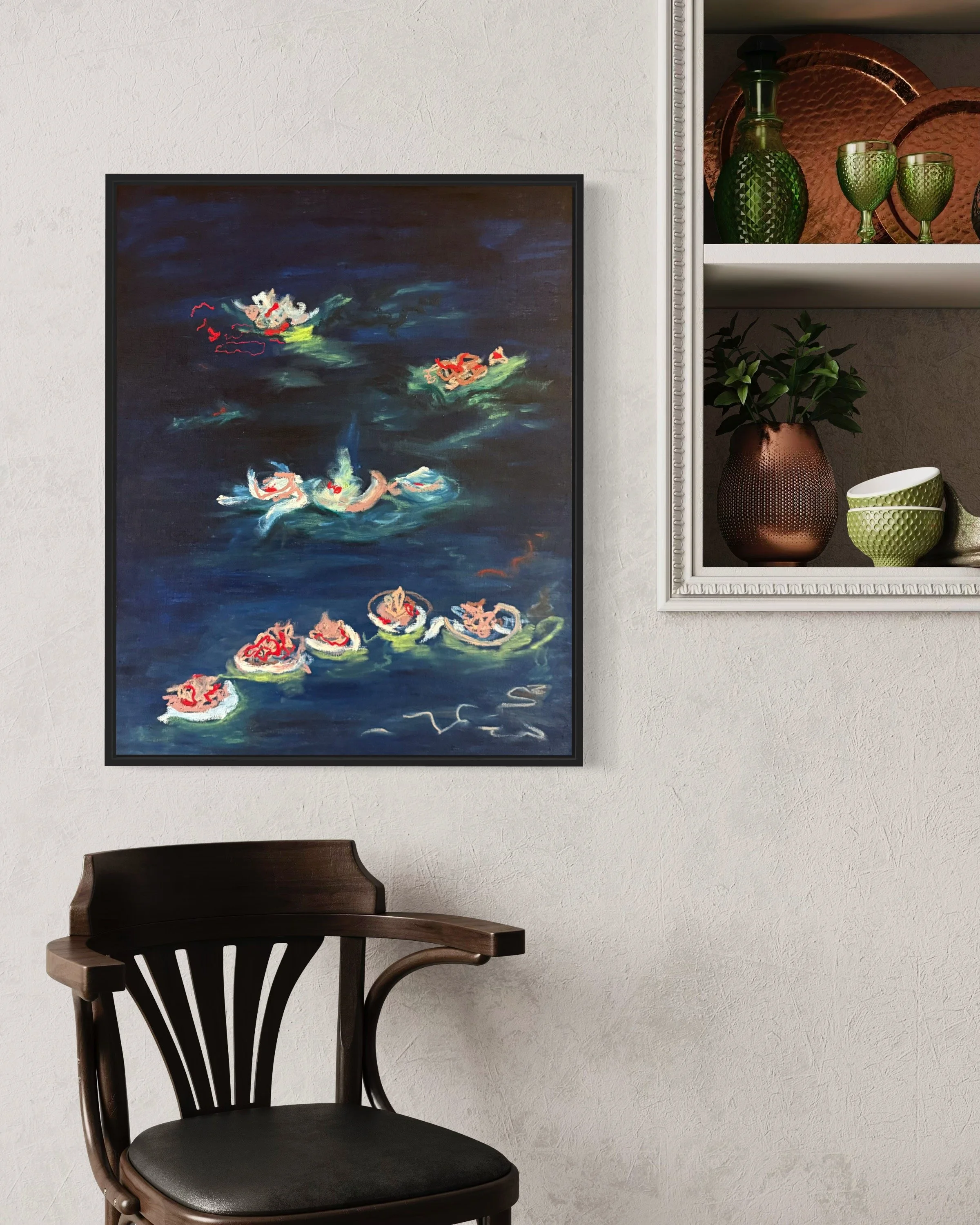 "Nymphéas" 24x30 Oil on Linen Canvas, AVAILABLE 