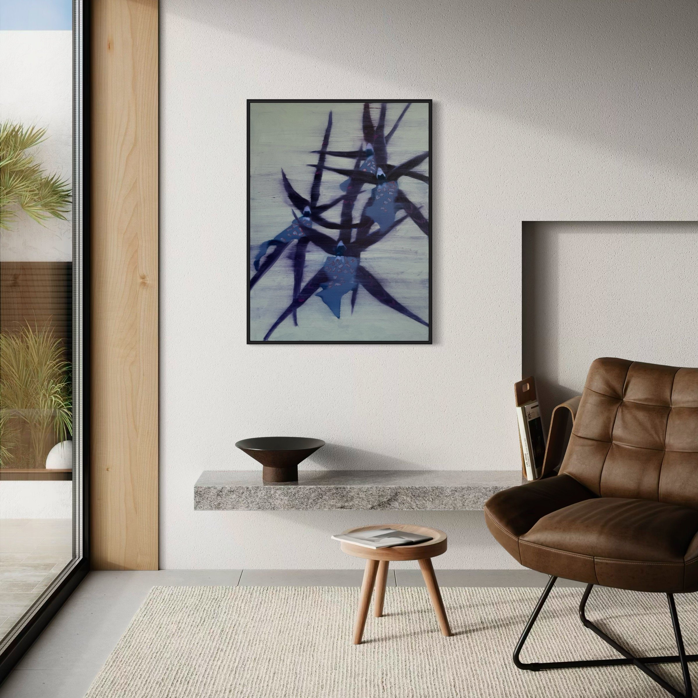 "Orchidaceae 11" 30x40, Oil on Canvas, SOLD