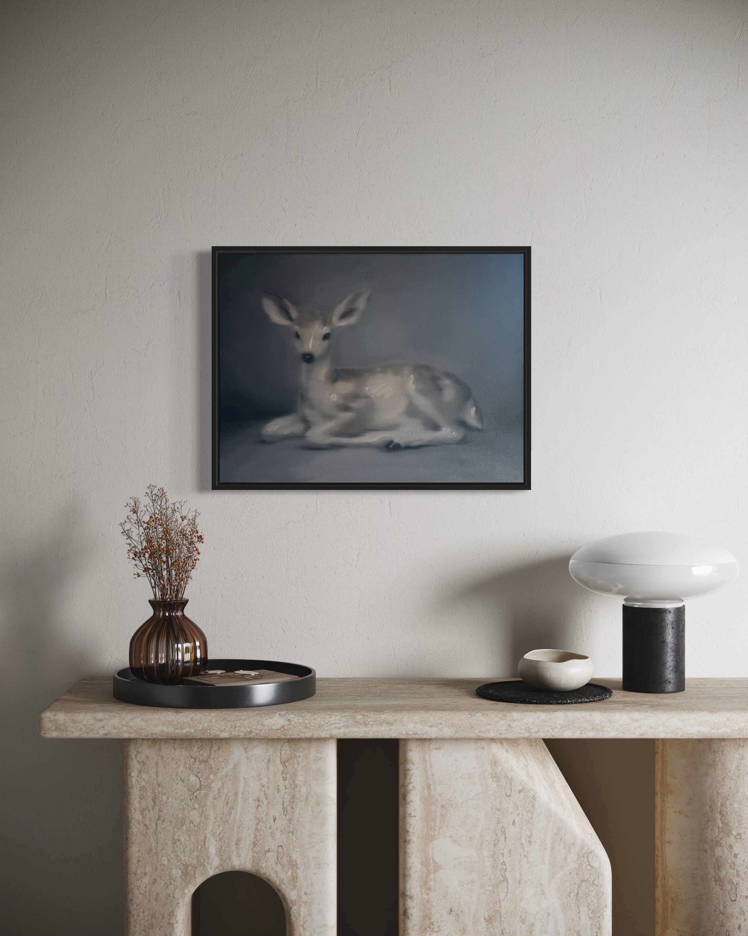 "Doe, A Deer No. 3" 18x24 Oil on Canvas, AVAILABLE