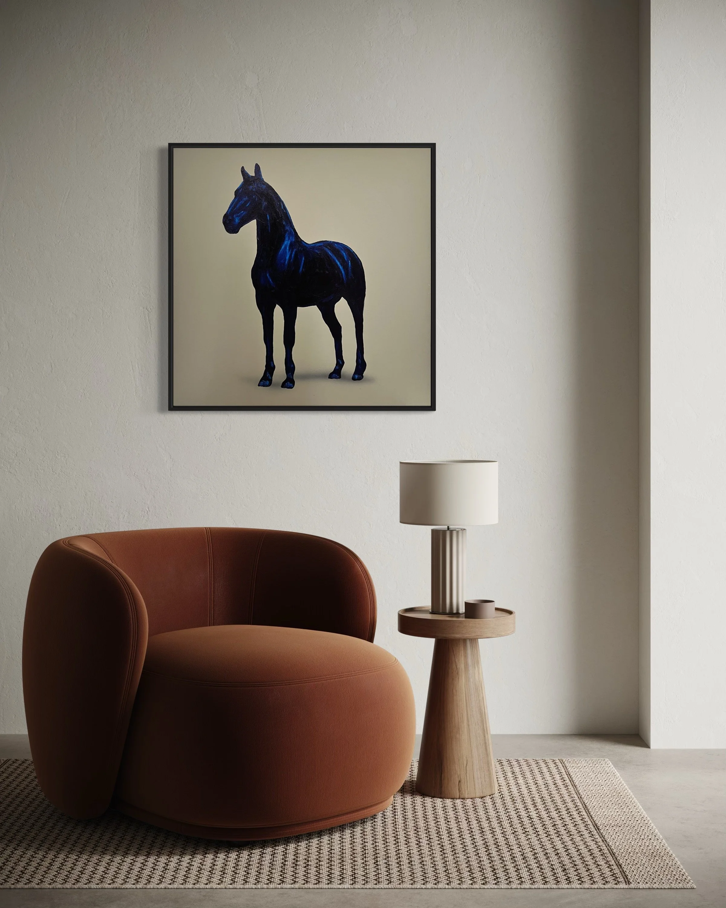 "Year of the Horse 5" 30x30, Oil on Canvas, SOLD