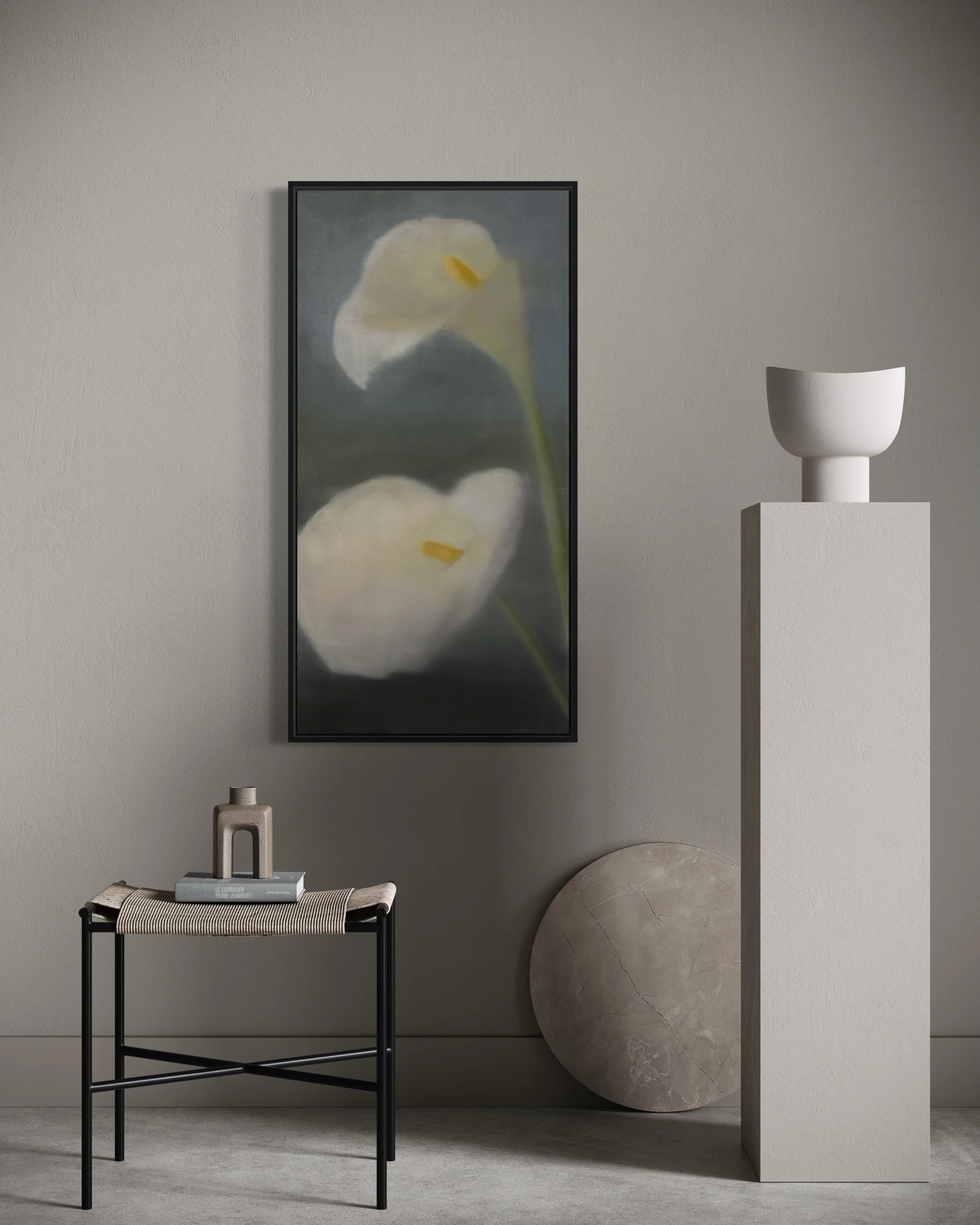 "CALLA 2" 18x36, Oil on Canvas, AVAILABLE