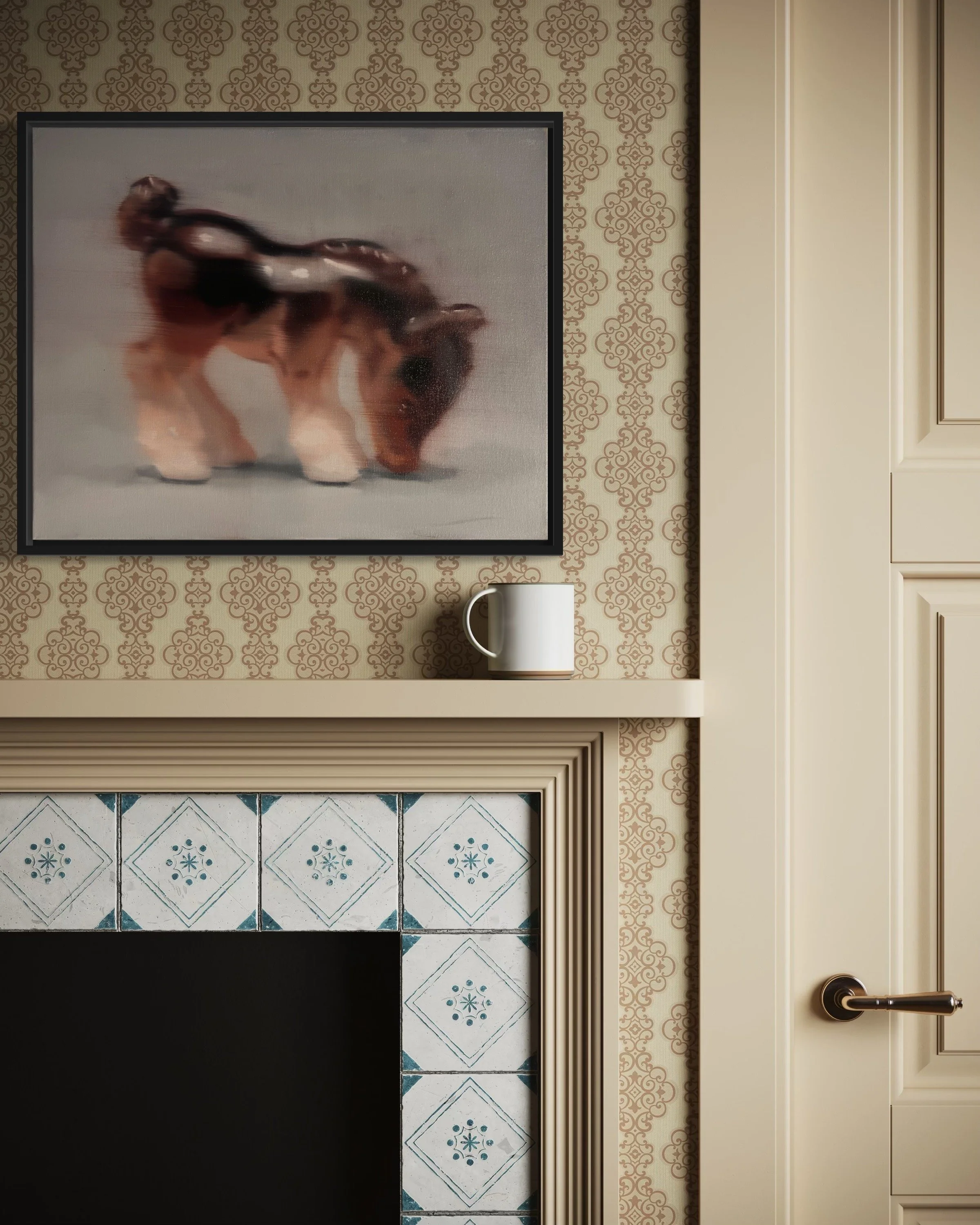 "Figurine 5" 16x20, Oil On Canvas SOLD