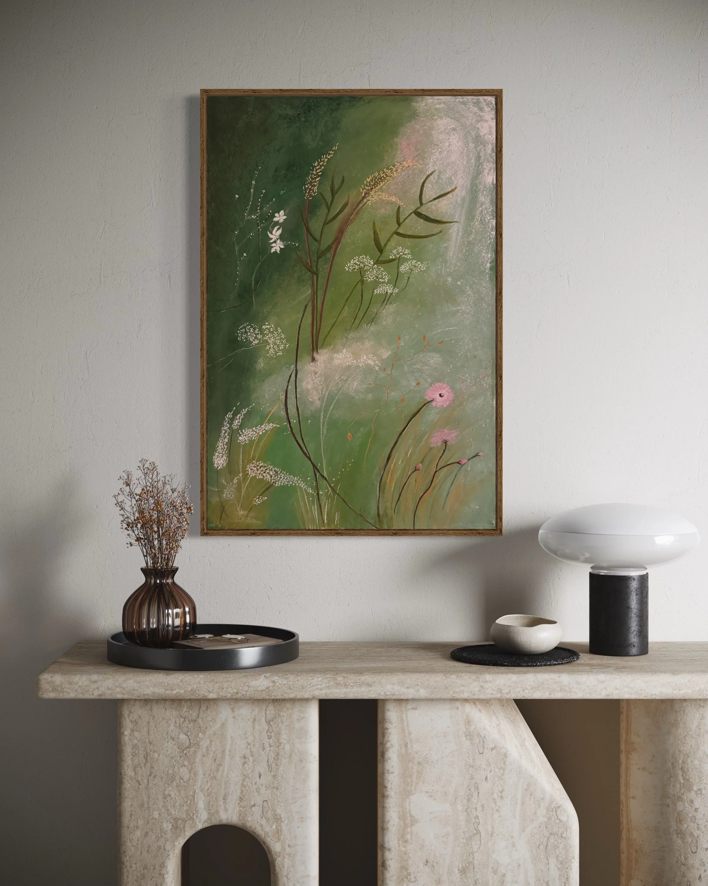 "Mystic Meadow" 36 x 24, Soft Pastel on Canvas AVAILABLE 